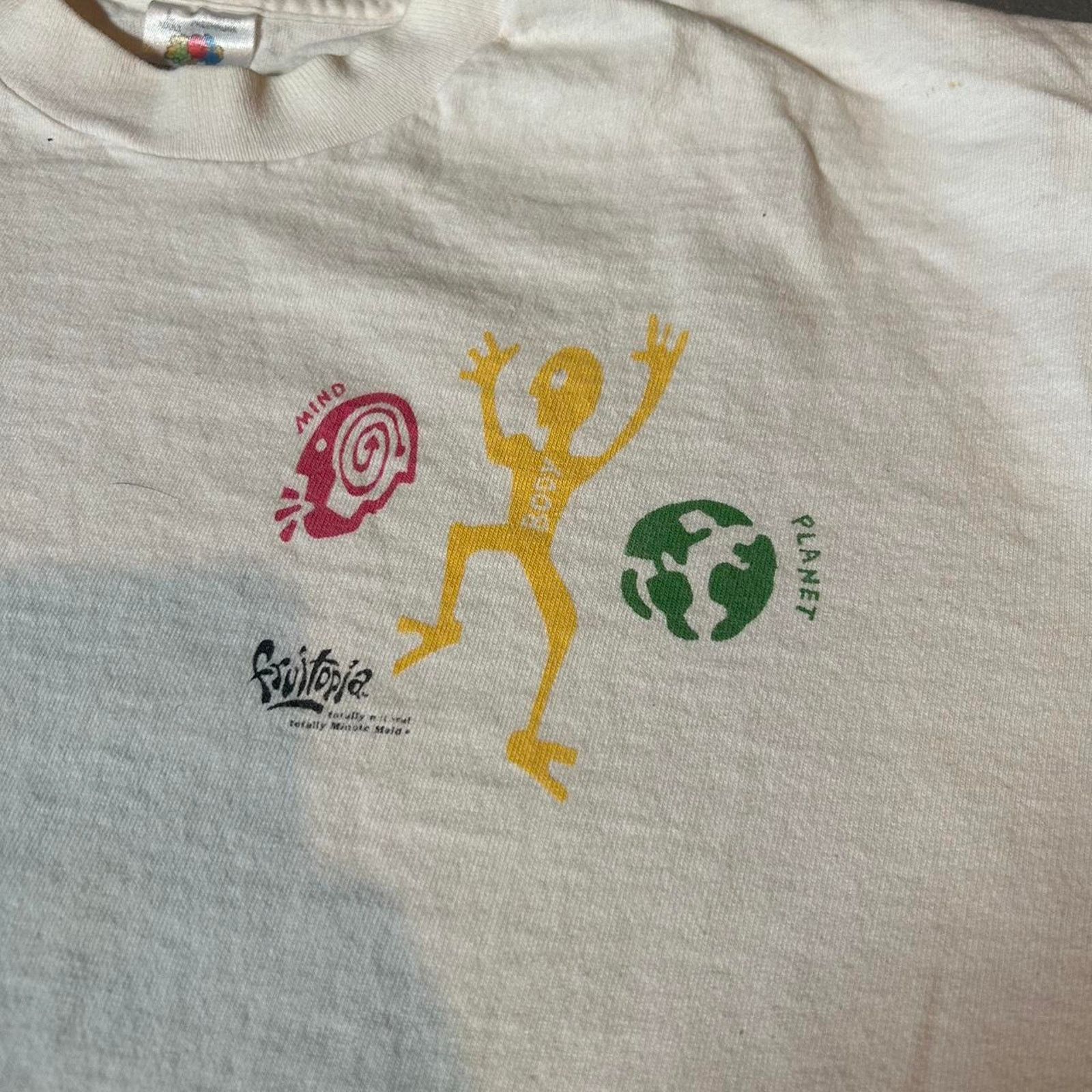 Fruit Of The Loom 90s promotional fruitopia shirt single Size US L / EU 52-54 / 3 - 5 Thumbnail