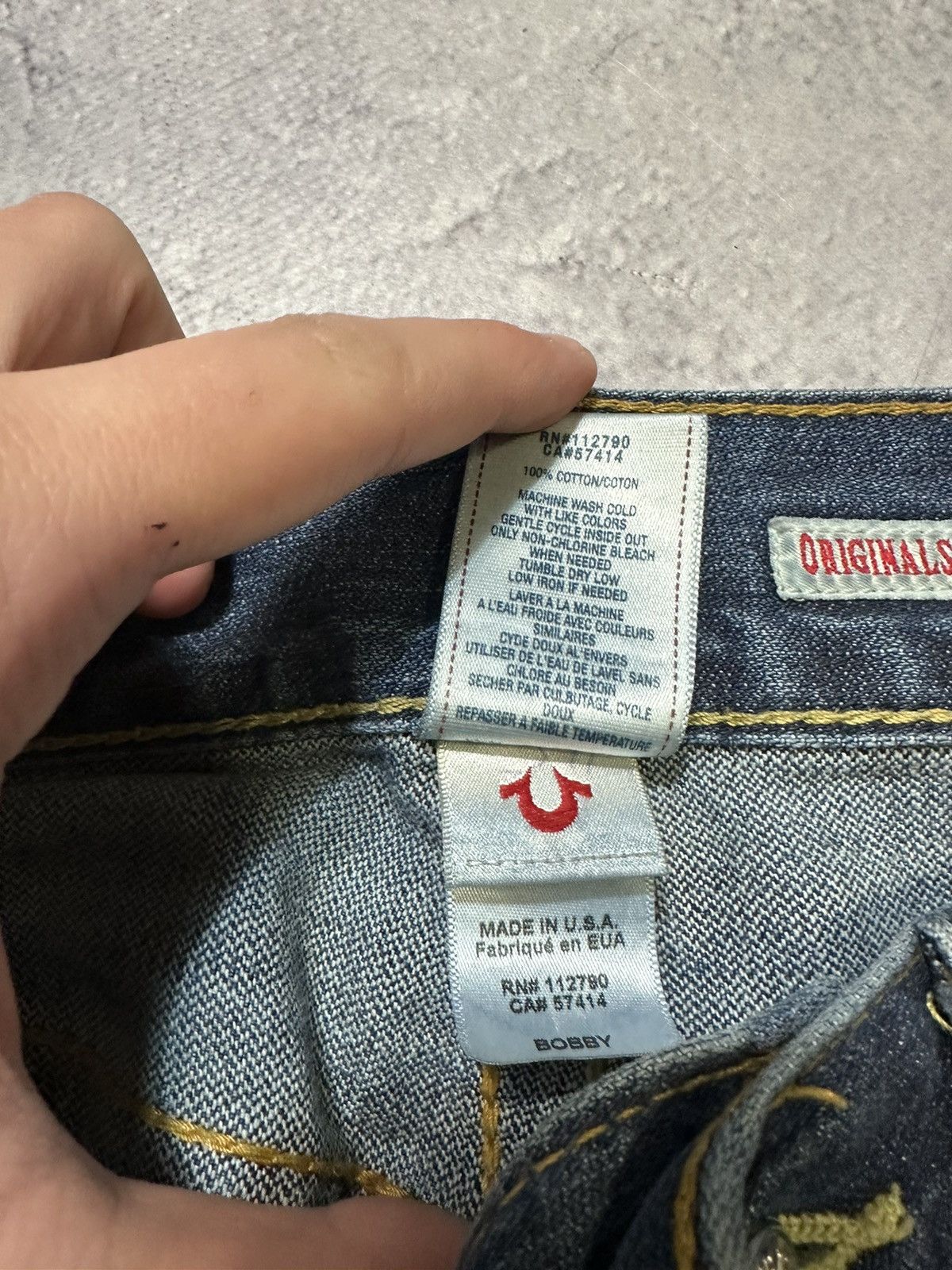 Jean True Religion jeans vintage straight USA Size US 30 / EU 46 - 10 Thumbnail