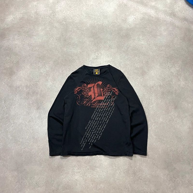 JNCO Vintage Fishbone Longsleeve T-Shirt Rap Y2K 90s Swag Size US S / EU 44-46 / 1 - 1 Thumbnail