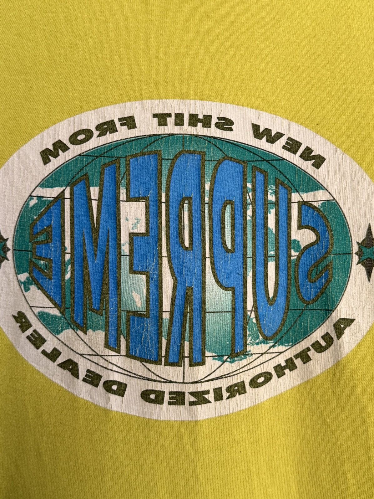 Supreme × Vintage Vintage Supreme New Shit From Dealer Faded Tee Size US L / EU 52-54 / 3 - 3 Thumbnail