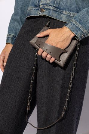 Maison Margiela oc11z0325 Size: OS / Snatched Micro Shoulder Bag in Brown Size ONE SIZE - 4 Thumbnail