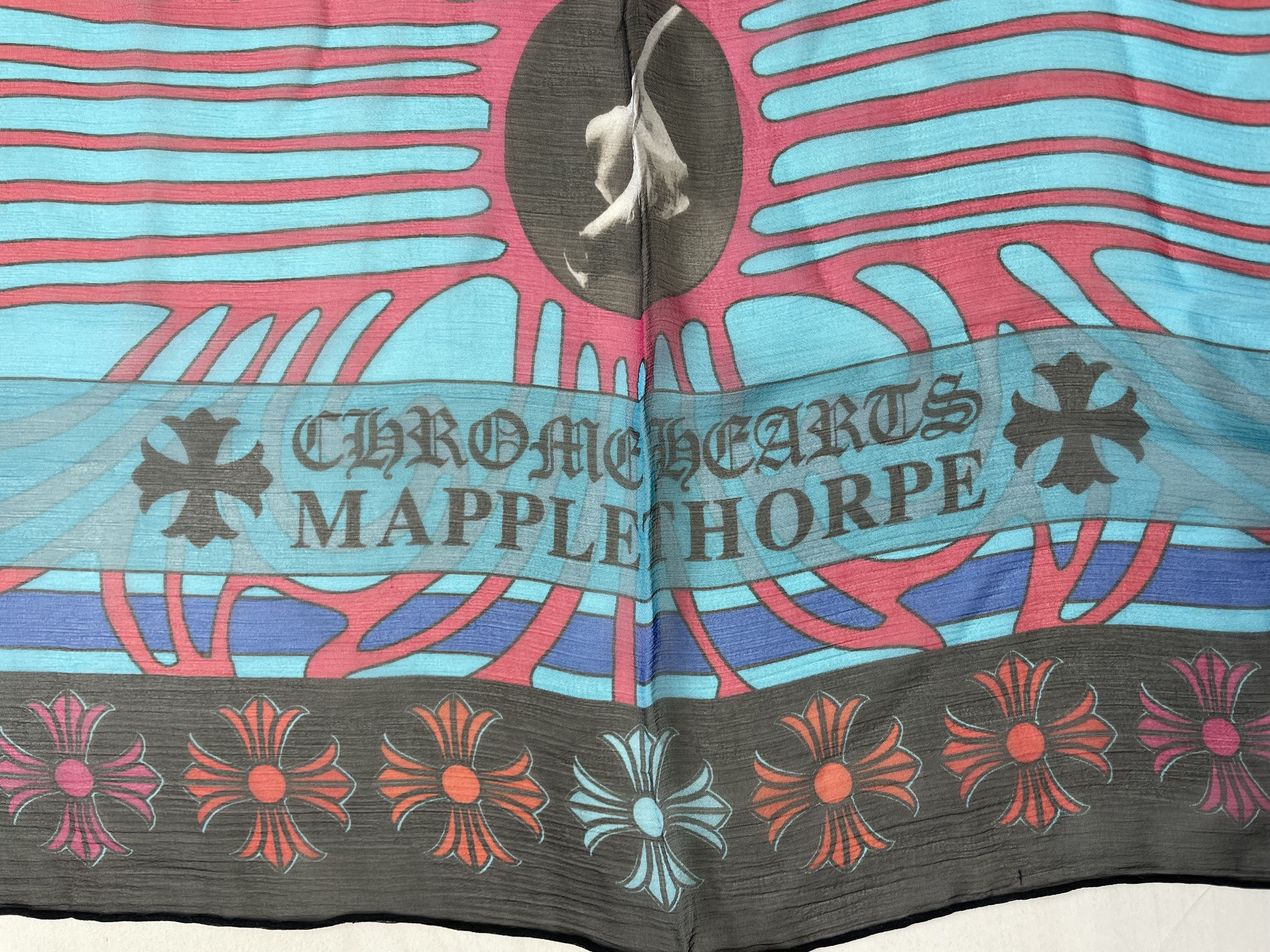 Chrome Hearts Chrome Hearts Mapplethorpe Silk Scarf Size ONE SIZE - 6 Thumbnail