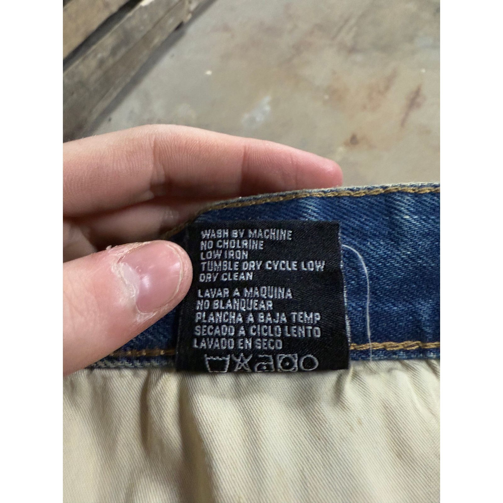 Lost Enterprises Lost Shdws Jorts Darkwash Used 34 Size US 34 / EU 50 - 5 Thumbnail