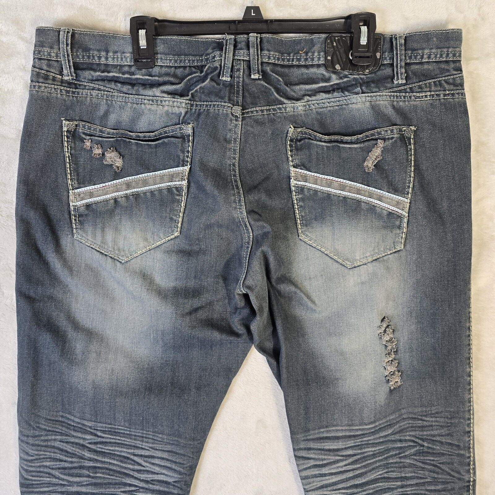 Vintage Vintage Brass Slim Straight Jeans Men's Size 42x34 Y2K Size US 42 / EU 58 - 3 Thumbnail