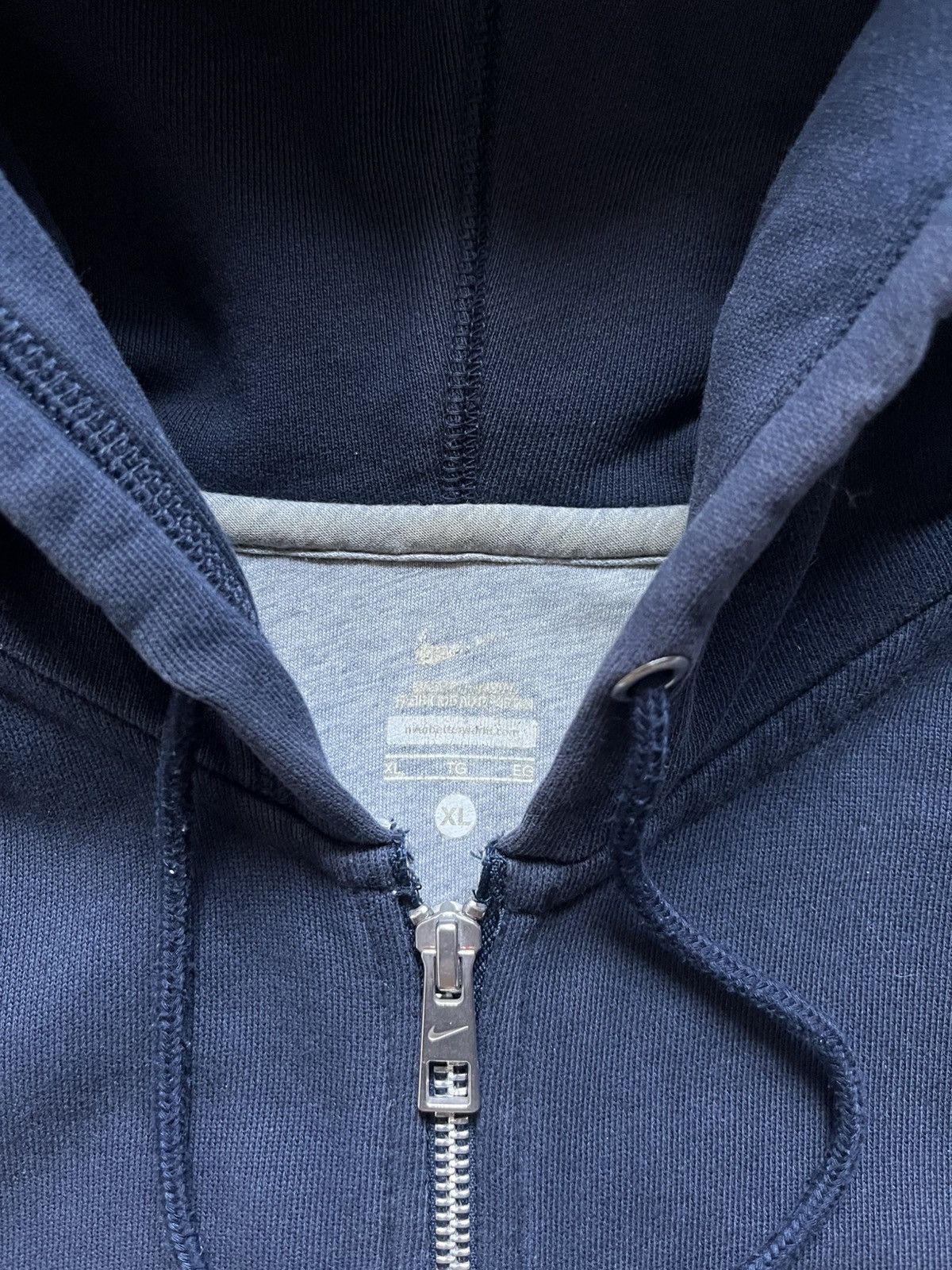 Nike × Vintage Vintage Nike Cotton Vest Hoodie Spell Out Logo Y2K USA Size US XL / EU 56 / 4 - 5 Thumbnail
