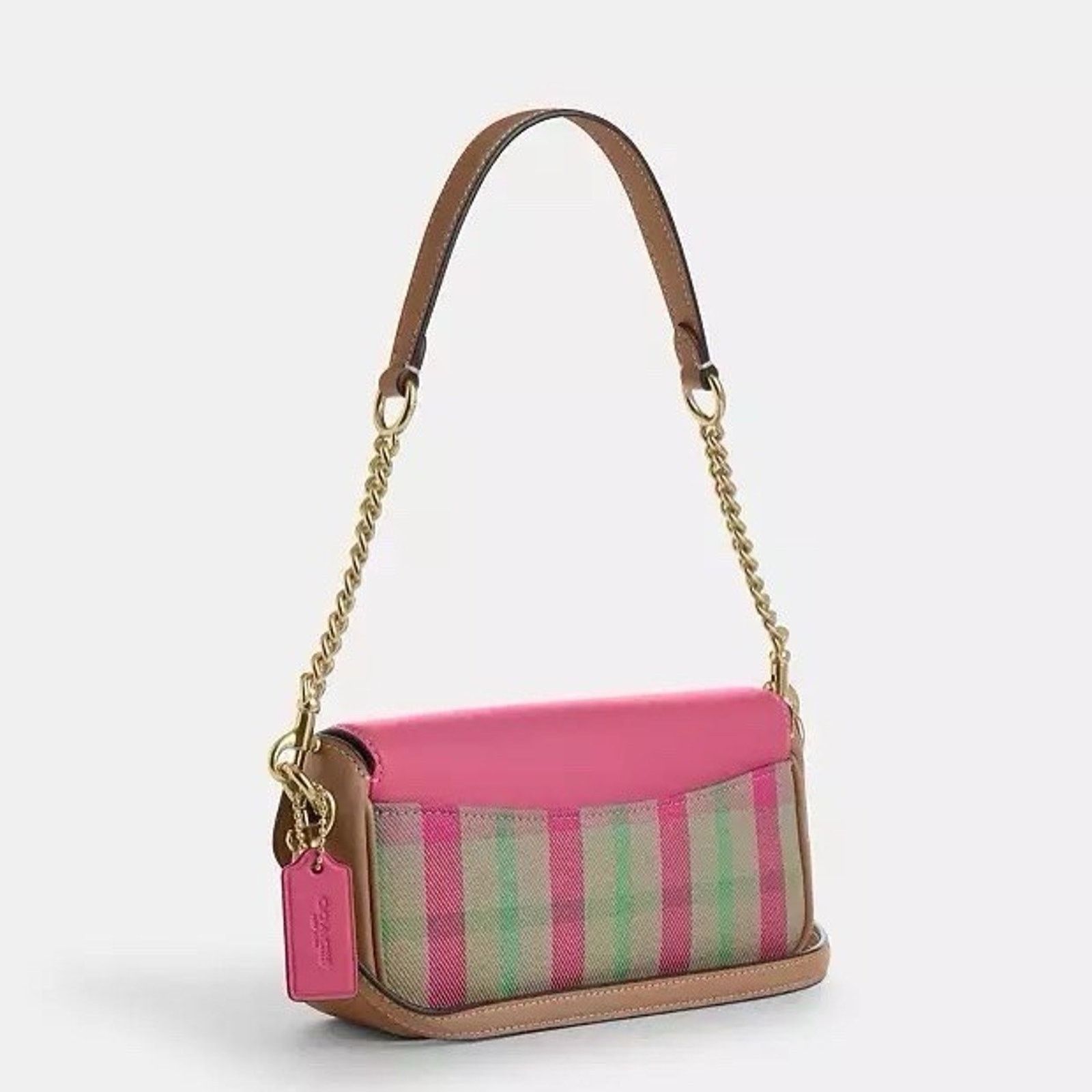 Coach NWT Coach Hailey Flap Shoulder Crossbody Bag Plaid CBI56 Size ONE SIZE - 13 Thumbnail