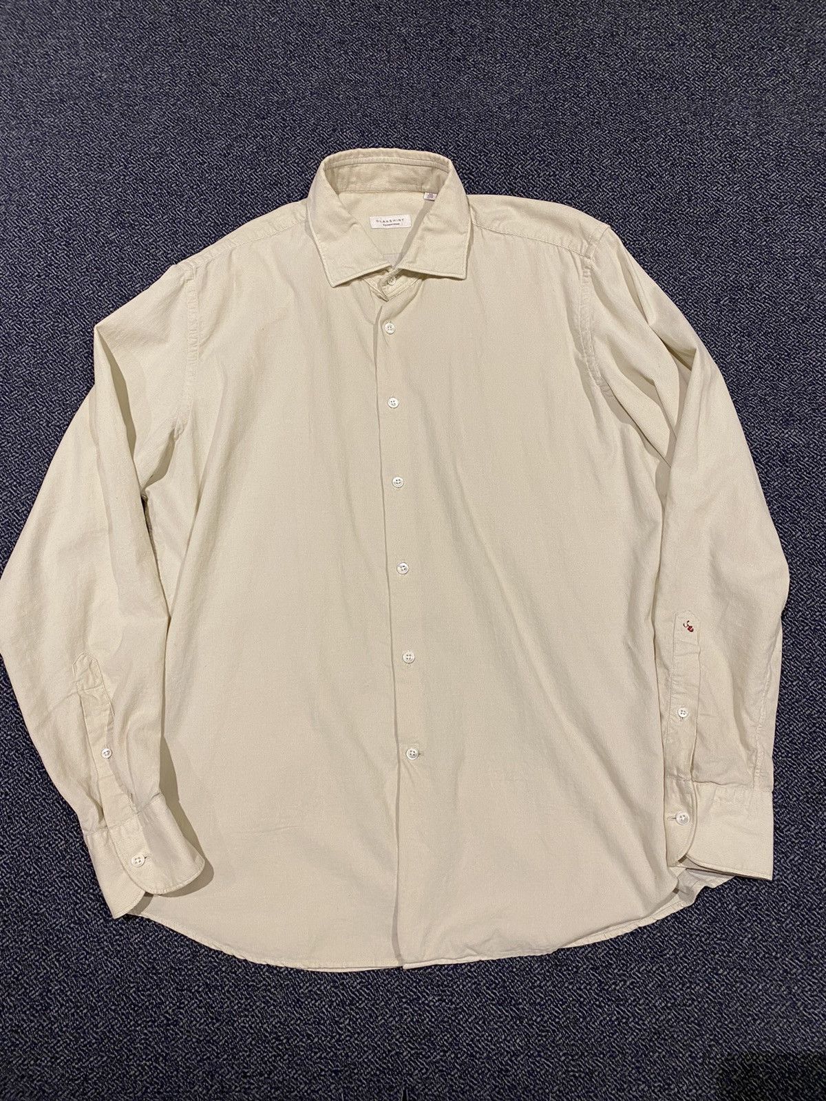 image of Montedoroslowearincotex Slowear Japan Button-Down Shirt in Beige, Men's (Size Small)