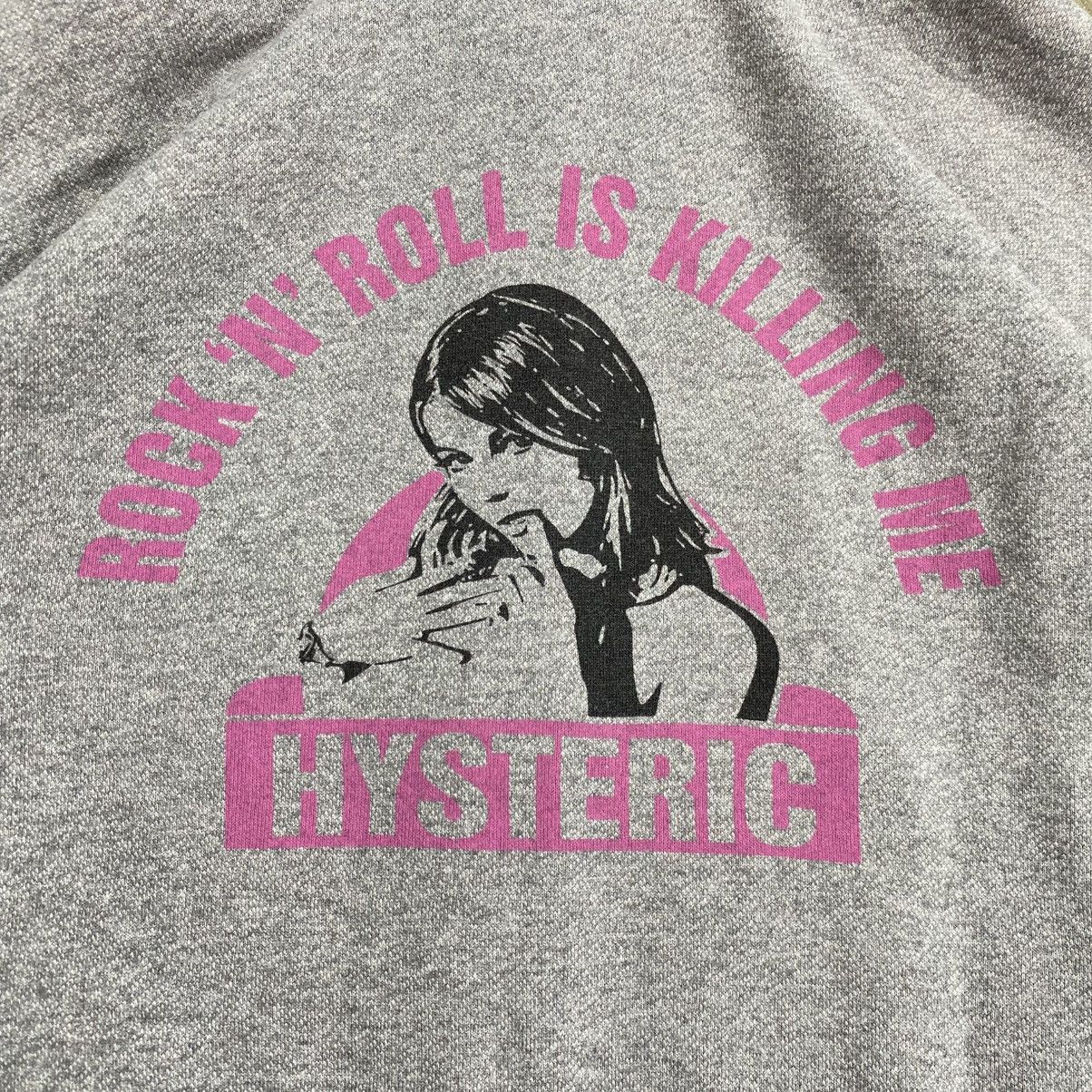 Hysteric Glamour × Japanese Brand × Vintage Vtg Hysteric Glamour Reversible Zip Hoodie Rock n roll Size US M / EU 48-50 / 2 - 3 Thumbnail