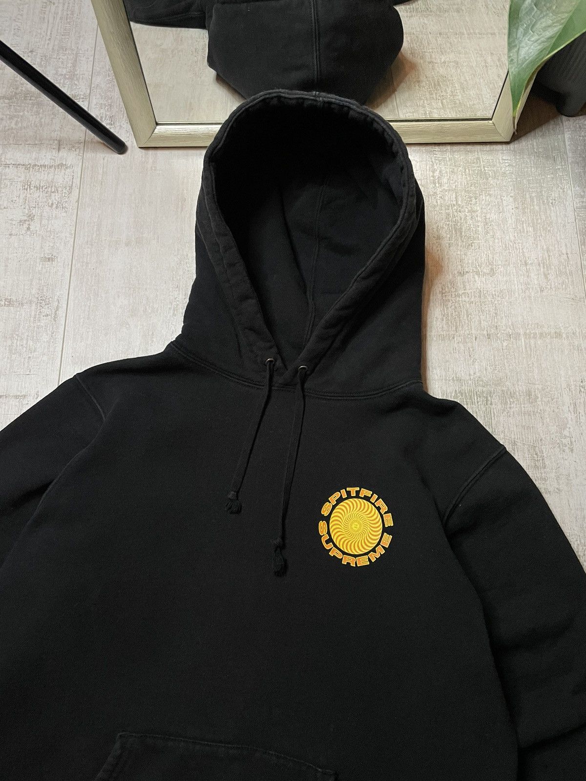 Supreme Supreme Spitfire SS18 Hoodie Black Big Logo Size US M / EU 48-50 / 2 - 4 Thumbnail