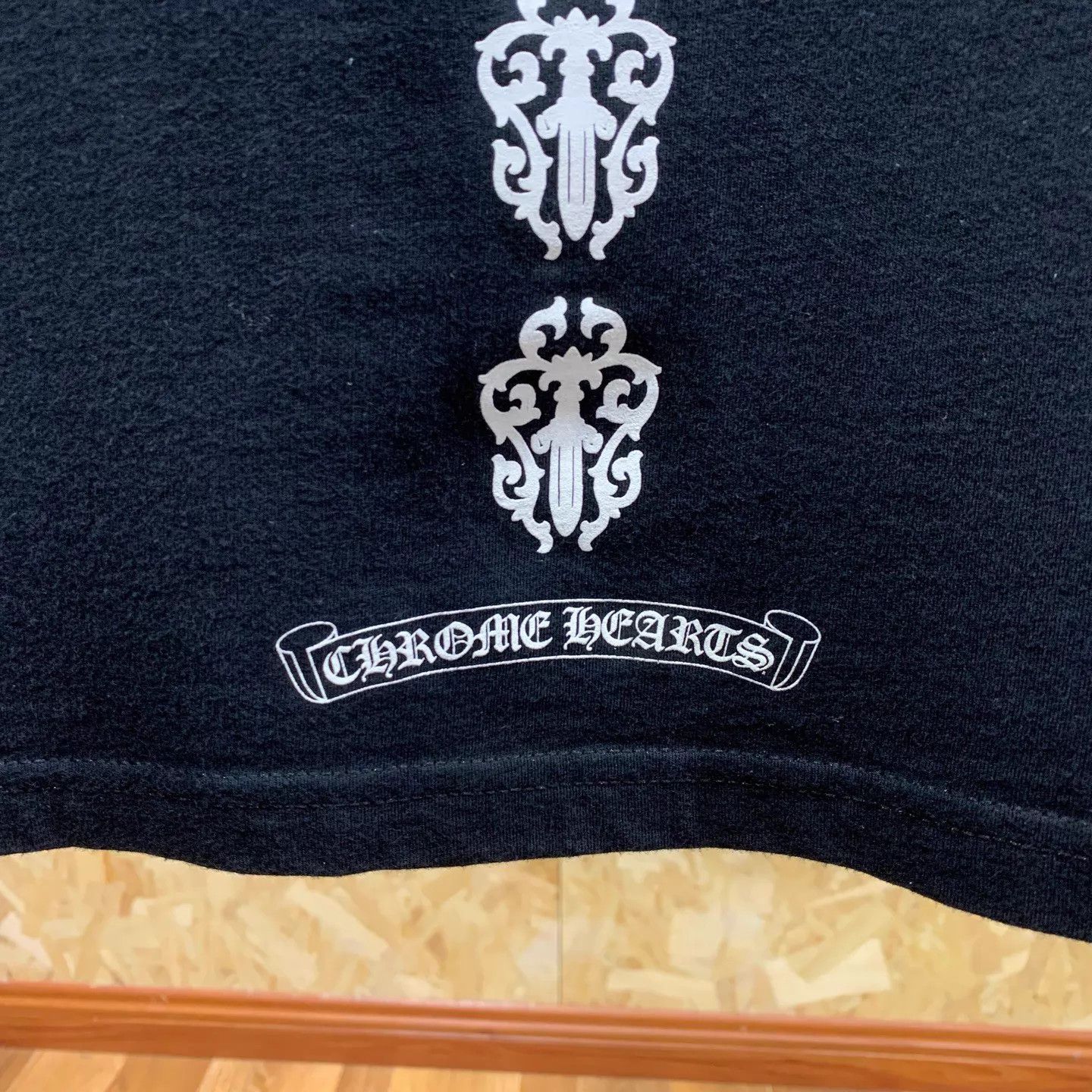 Chrome Hearts Chrome Hearts Black & White Sword Short Sleeve T-Shirt Size US M / EU 48-50 / 2 - 7 Thumbnail
