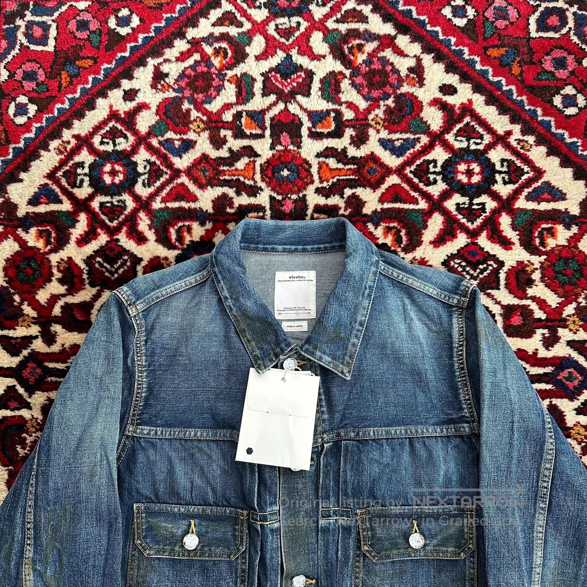 Visvim Visvim 19AW 1000Dry Denim Jacket. Size US L / EU 52-54 / 3 - 5 Thumbnail