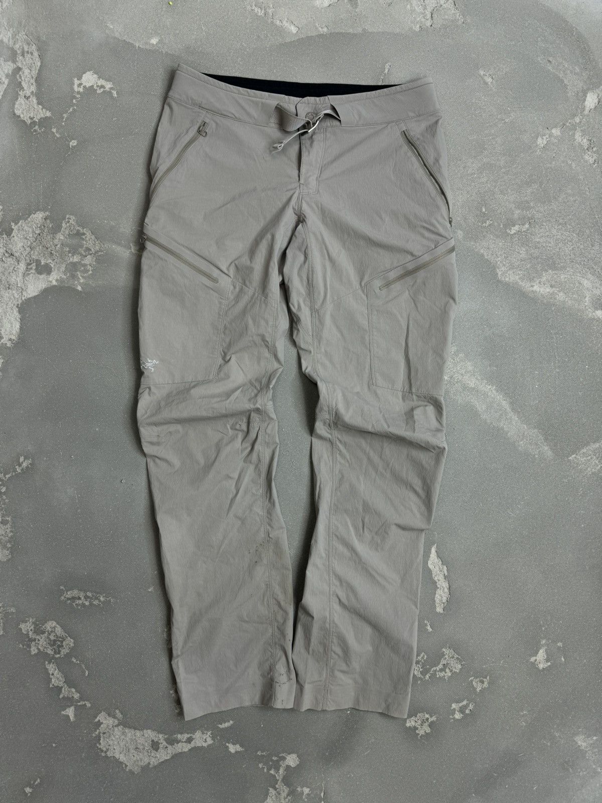 image of Arcteryx Arc’Tereyx Nylon Waterproof Cargo Pants in Grey, Men's (Size 30)