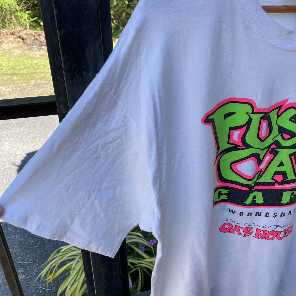 Hanes × Vintage 🔥Vintage 90s Pussy Cat Cafe Sexy Bar Girl Promo Tee Size US XL / EU 56 / 4 - 7 Thumbnail