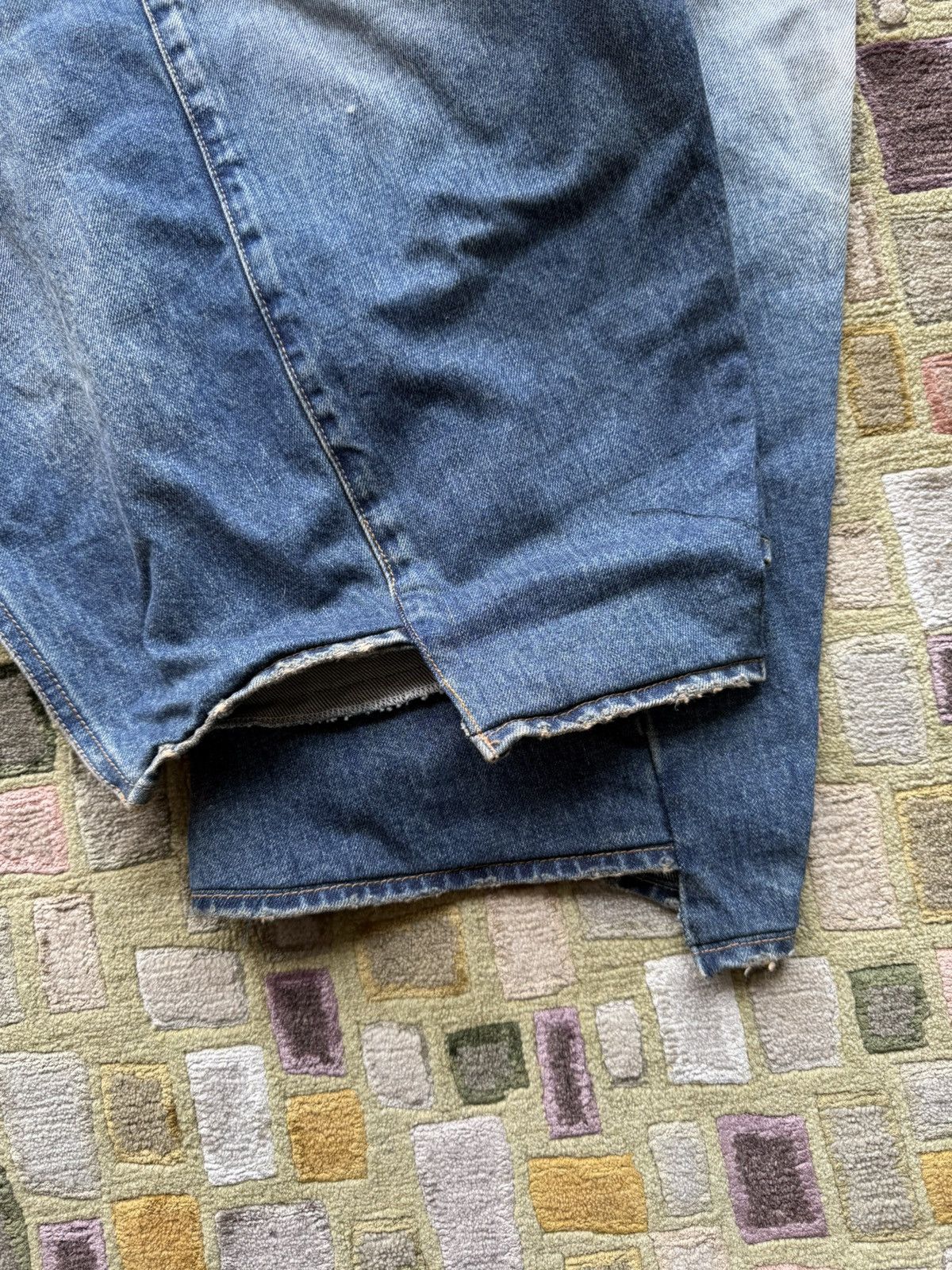Maison MIHARA YASUHIRO Maison Mihara Yasuhiro Indigo Slide Denim Size US 31 - 5 Thumbnail