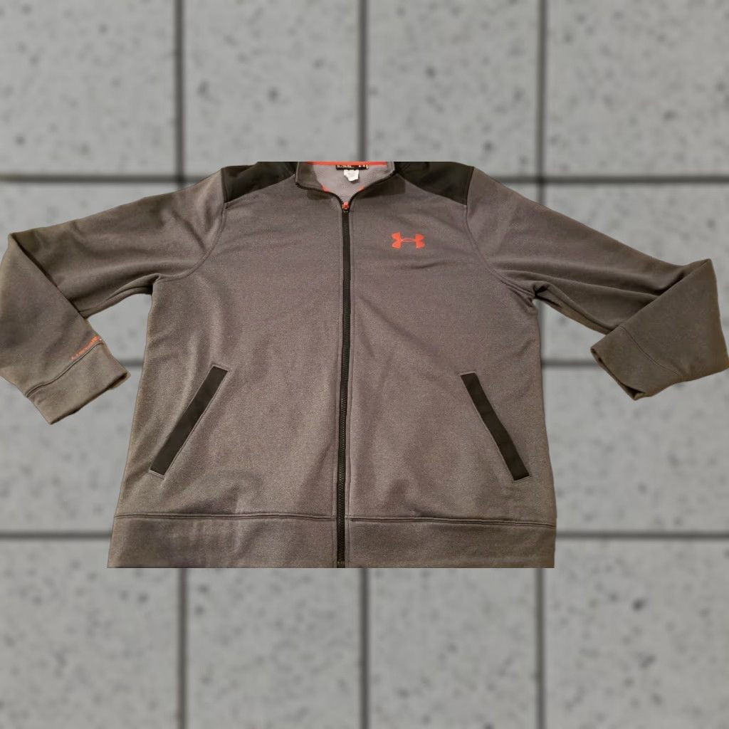 Under Armour Mens Jacket XL Gray Athletic