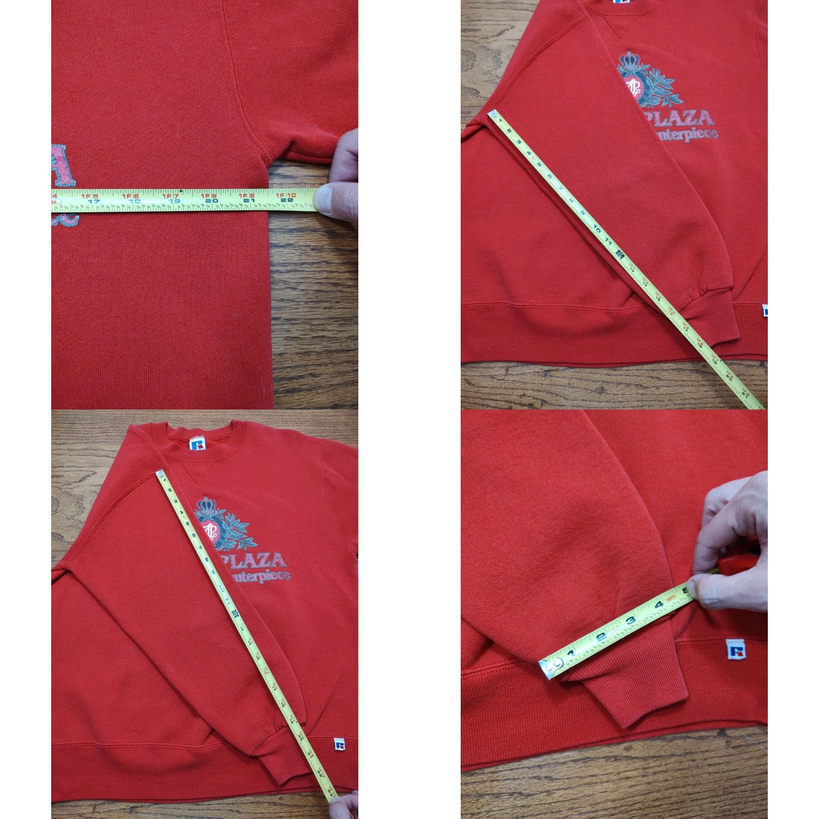 Russell Athletic VINTAGE Russell Athletic Sweatshirt Men Large Red USA 90s Donald Trump Plaza Atlantic City Crew Neck Pullover Cotton Blend Long Sleeve Size US L / EU 52-54 / 3 - 8 Thumbnail