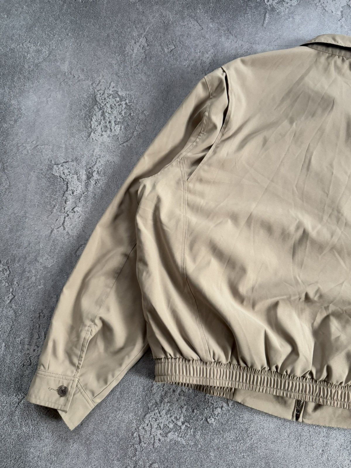 Polo Ralph Lauren × Vintage Polo Ralph Lauren XL beige zip bomber jacket collared 90s Size US XL / EU 56 / 4 - 16 Thumbnail
