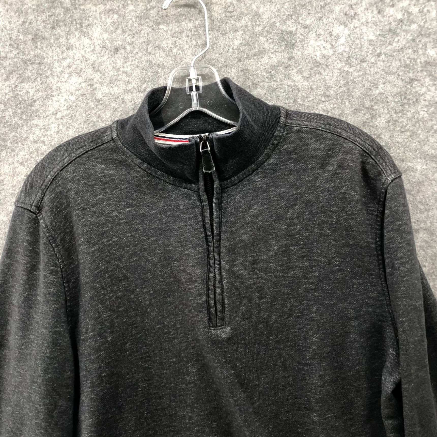Banana Republic Banana Republic Sweater Mens M Gray 1/4 Zip Lightweight Cotton Elbow Patch Mock Neck Pullover Casual Classic Mens Size US M / EU 48-50 / 2 - 3 Thumbnail