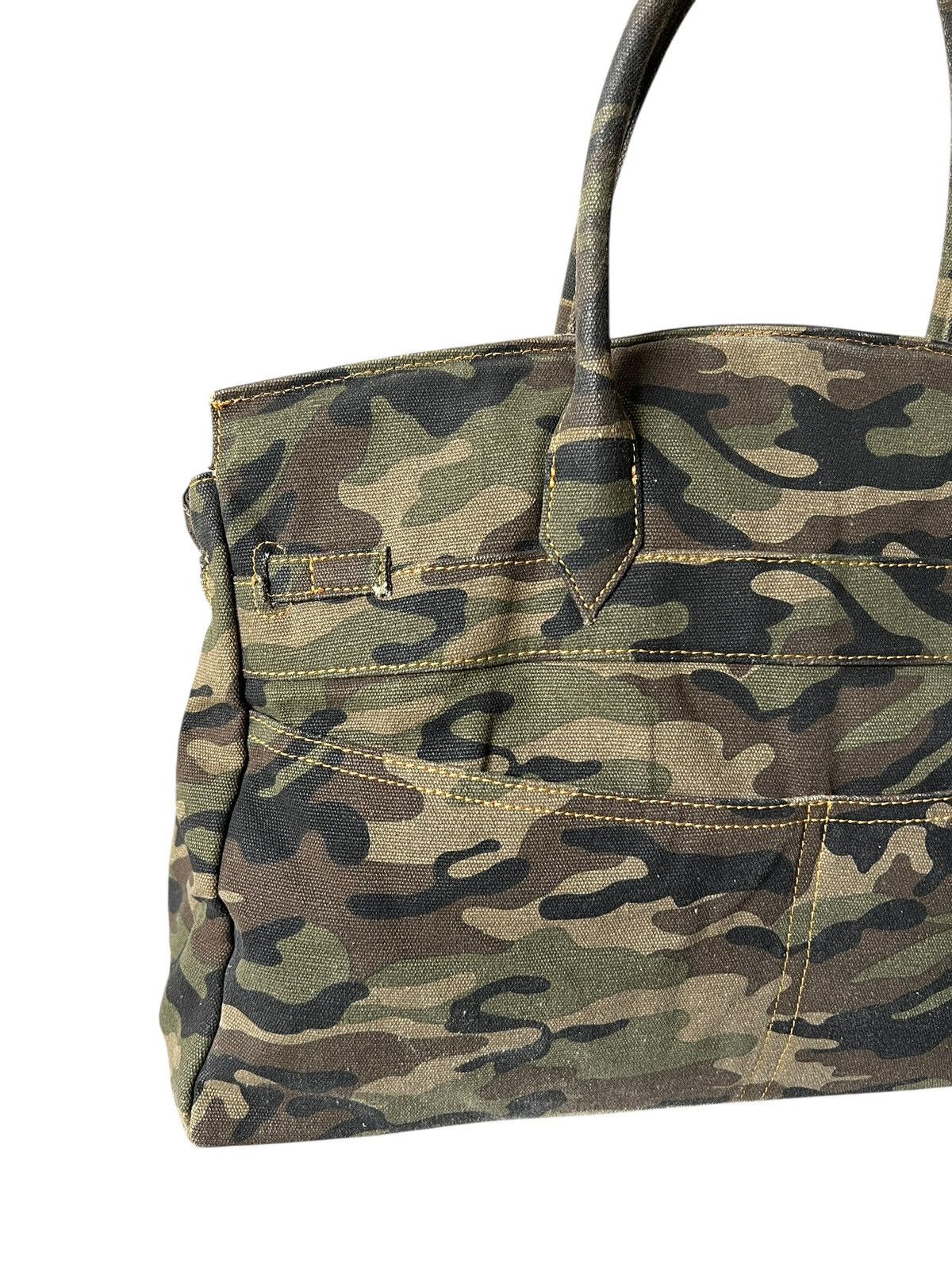 Japanese Brand 2000s Ra Iride 🇯🇵 Camouflage Birkin Bag Hermes Size ONE SIZE - 8 Thumbnail