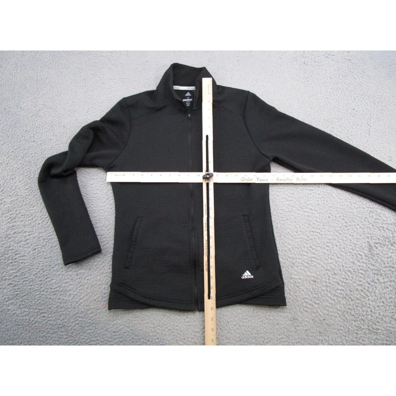Adidas Adidas Golf Jacket Women's Long Sleeve Black M Athletic Stretch Read Size M / US 6-8 / IT 42-44 - 5 Thumbnail