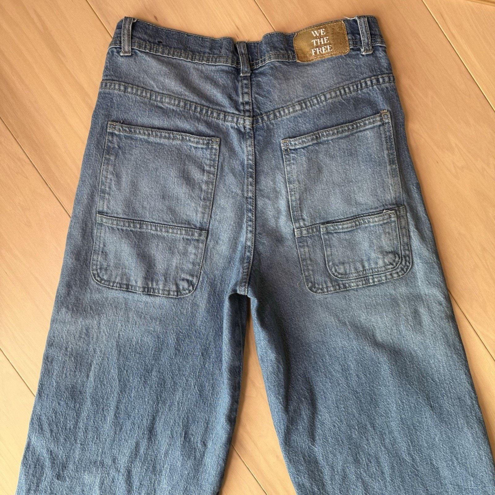Free People Free People Piper Mid Rise Crop Wide Leg Jeans Women's 28 Size 28" / US 6 / IT 42 - 9 Thumbnail