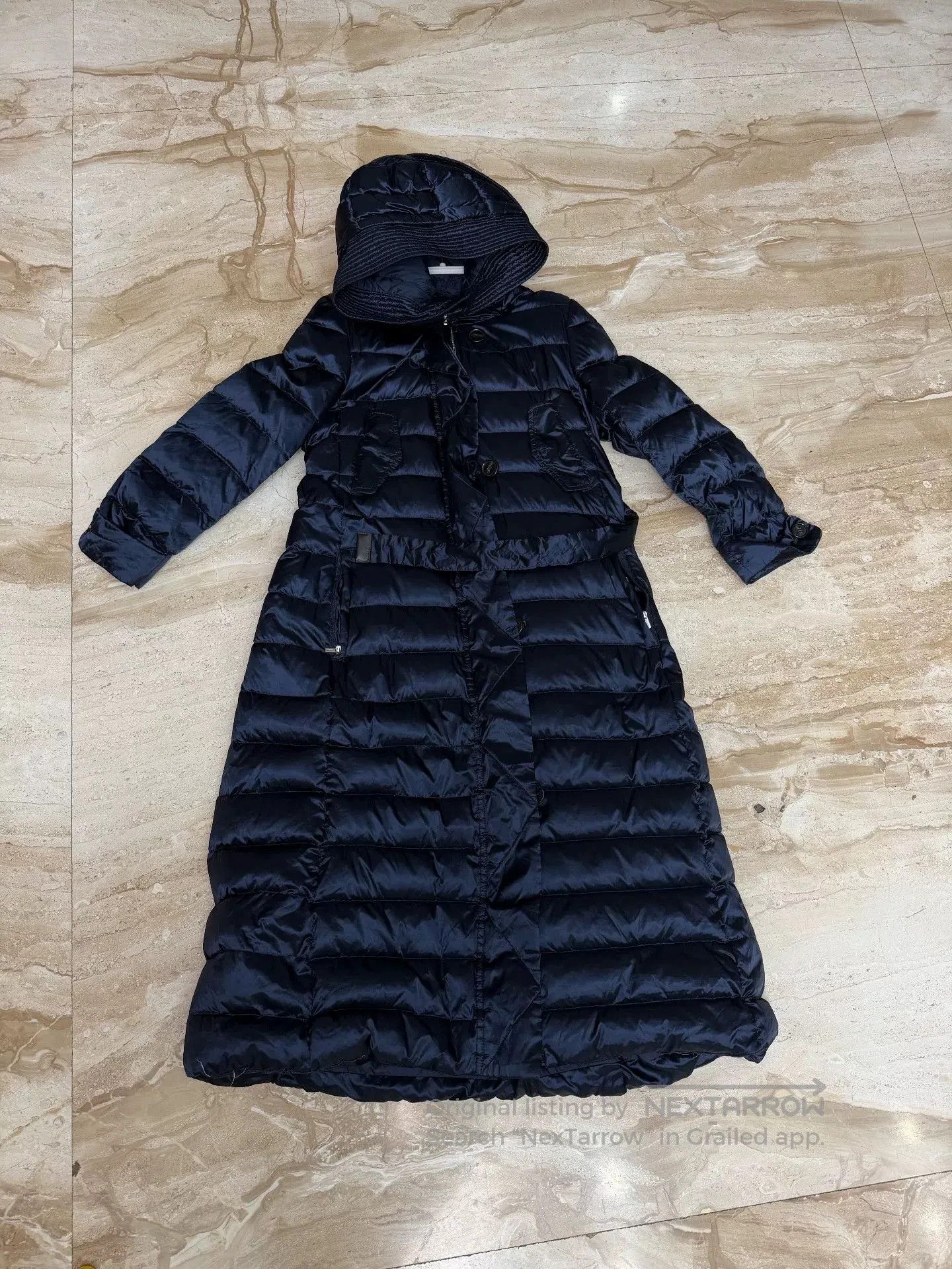 Other S MaxMara Black Long Down Jacket. Size US S / EU 44-46 / 1 - 1 Thumbnail