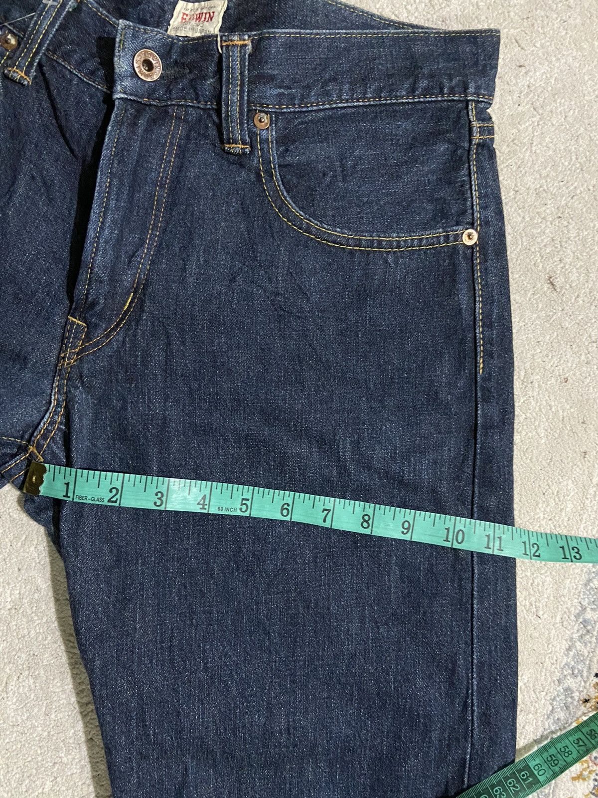 Beauty Beast 🔥 Vintage Edwin jeans Edwin 505 ZX selvedge Size US 31 - 14 Thumbnail