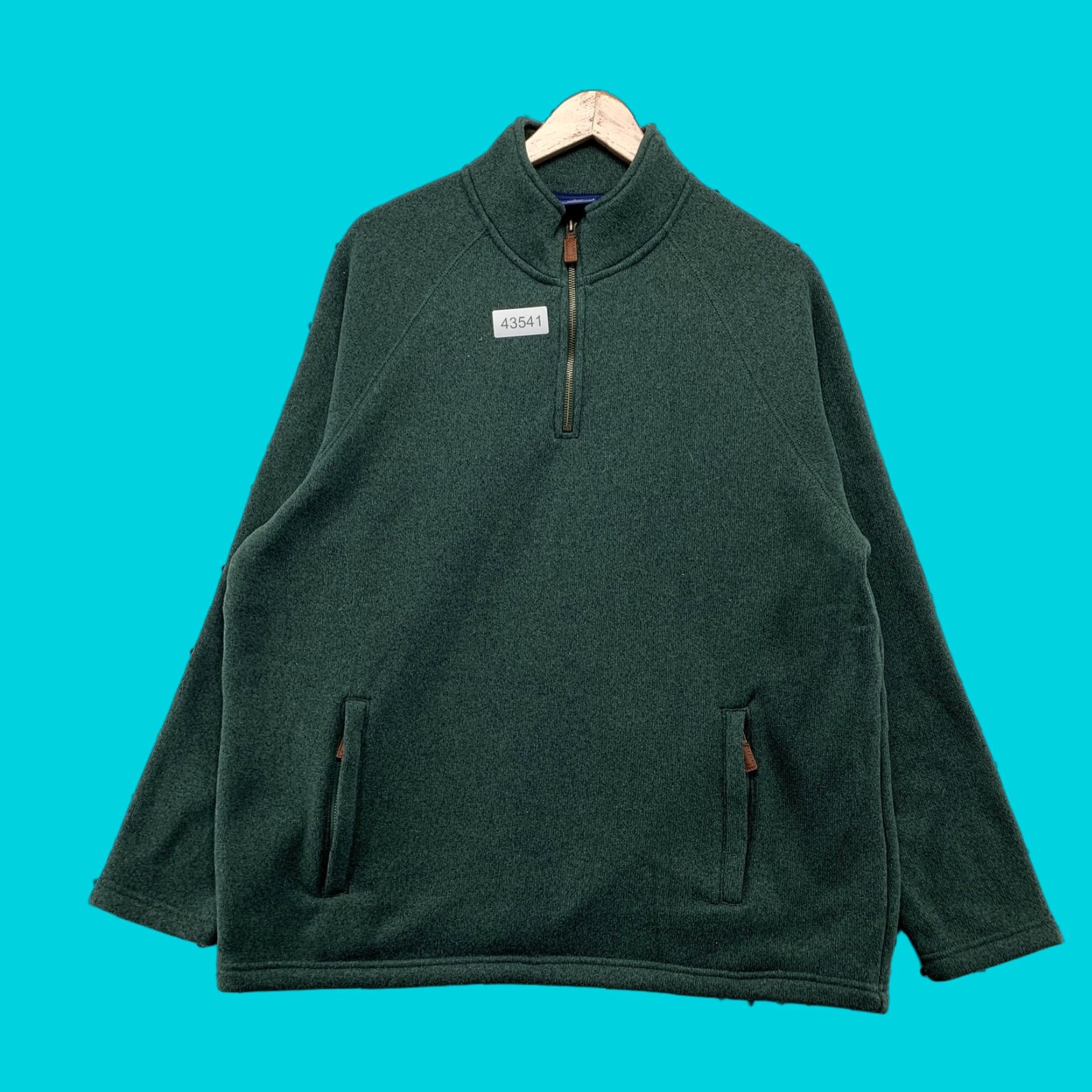 Vineyard Vines Vineyard Vines 1/4 Zip Pullover Sweater Mens Large Green Preppy Casual Size US L / EU 52-54 / 3 - 1 Thumbnail
