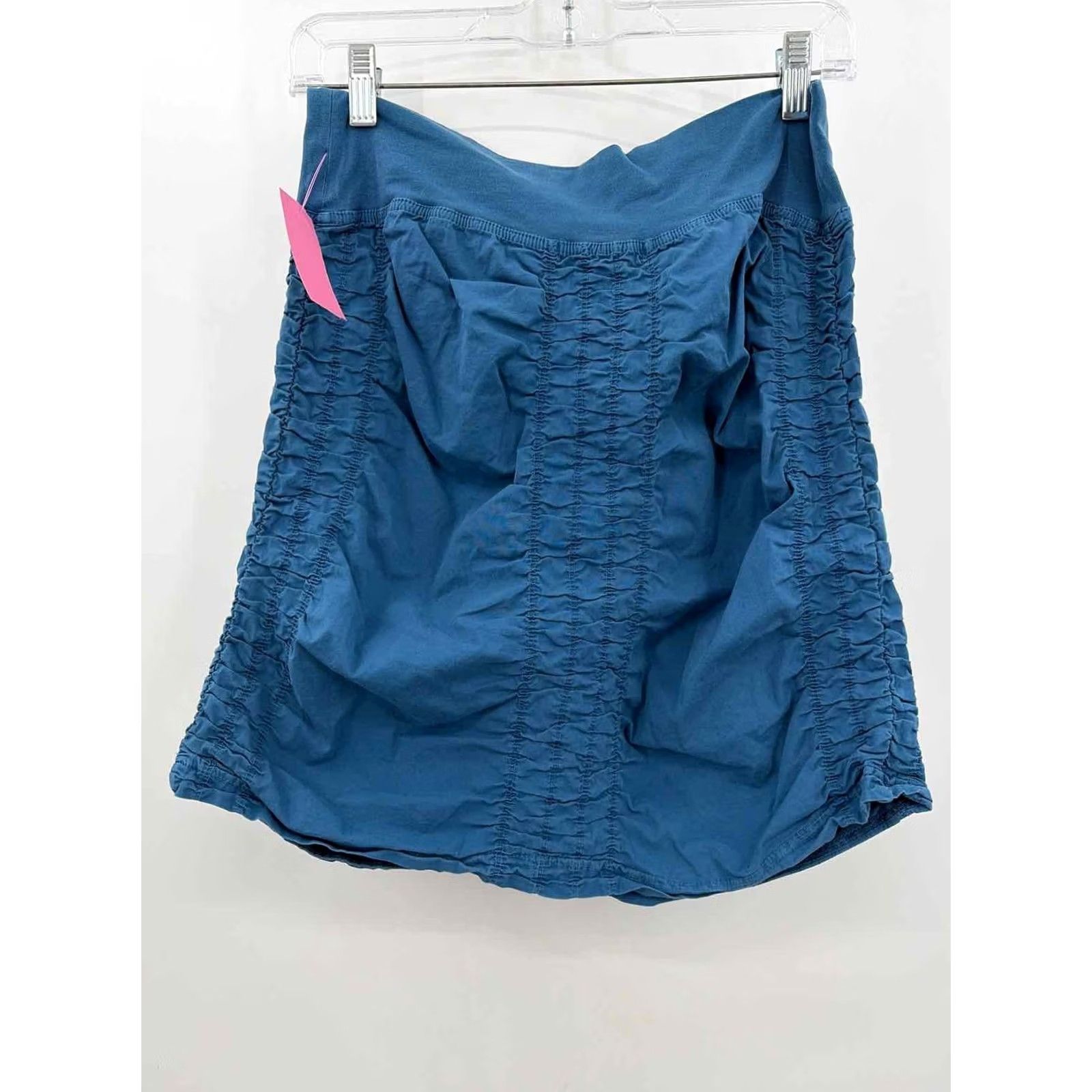 Vintage Pre-Owned Wearables Blue Size Medium Pull On Mini Skirt Size 32" / US 10 / IT 46 - 2 Thumbnail