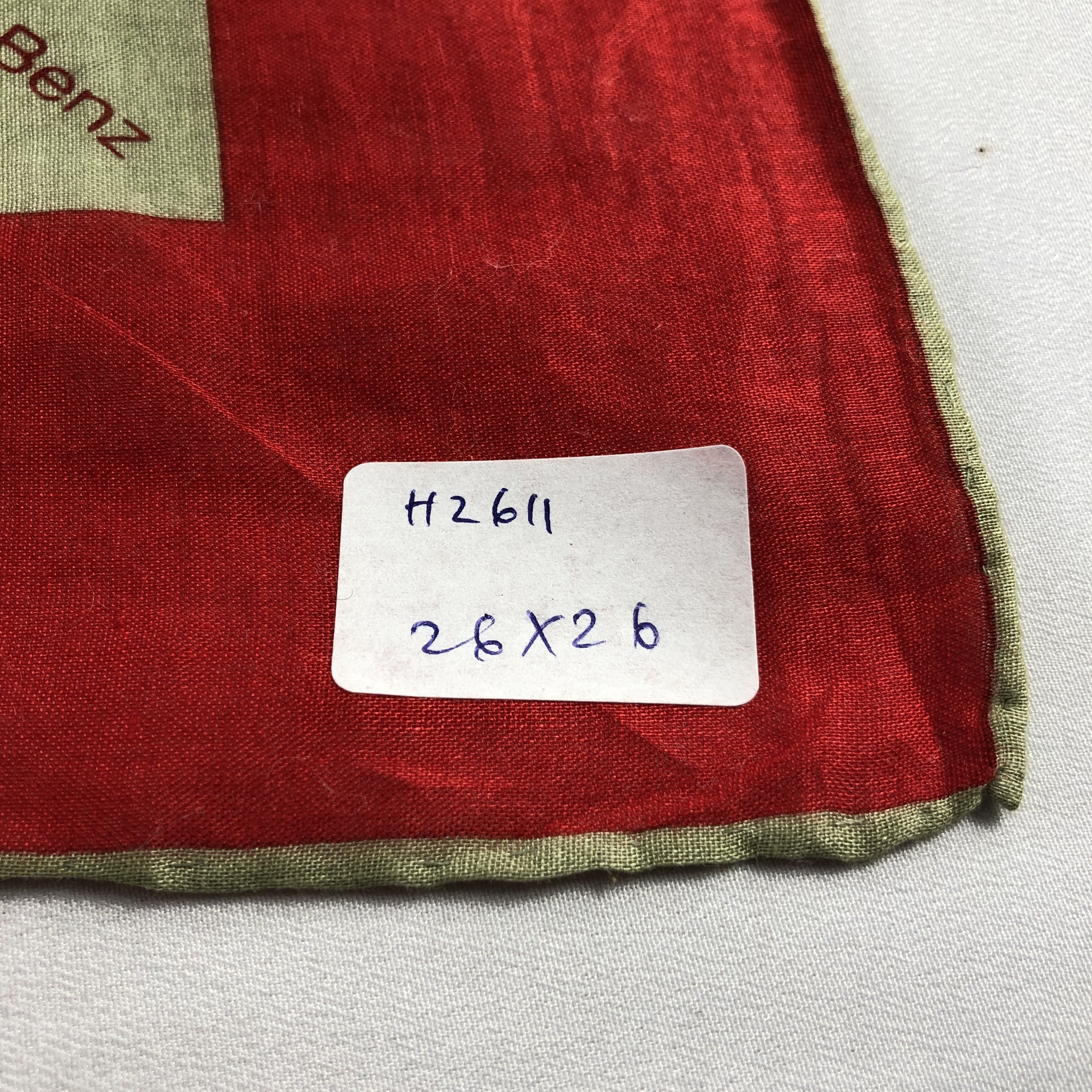 Mercedes-Benz × Vintage Mercedes-Benz Handkerchief Neckerchief Bandana H2611 Size ONE SIZE - 5 Thumbnail