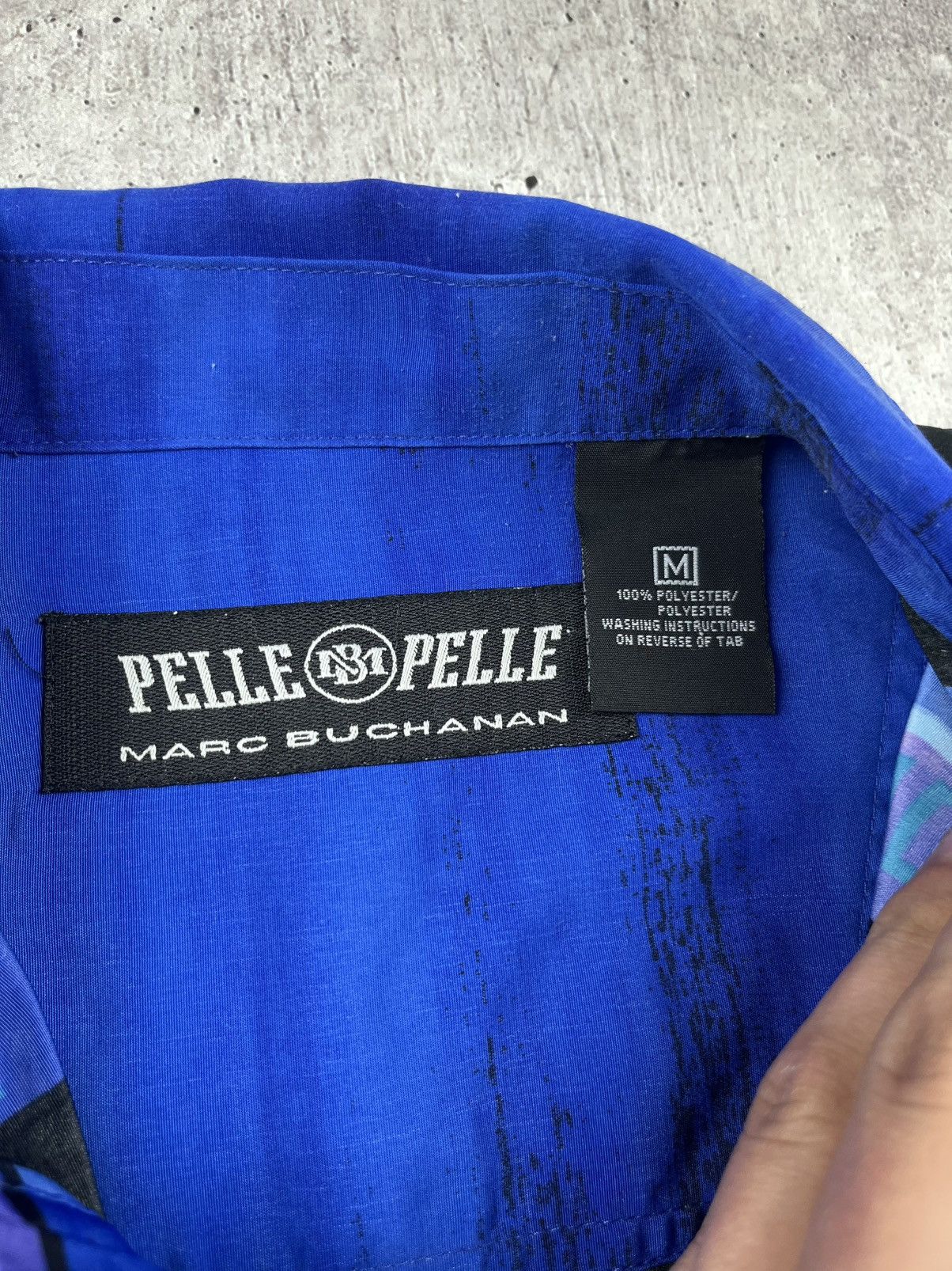 Pelle Pelle × Vintage Vintage Crazy Avant Garde Shirt Pelle Pelle Size US L / EU 52-54 / 3 - 8 Thumbnail