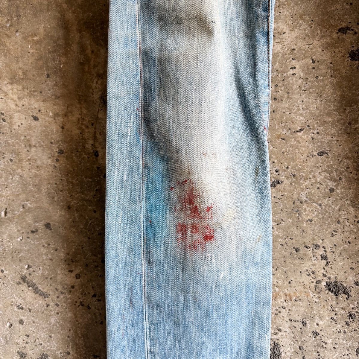 Dior Dior Homme SS10 ‘Wildcat” Blood Splatter Denim By KVA Size US 30 / EU 46 - 5 Thumbnail