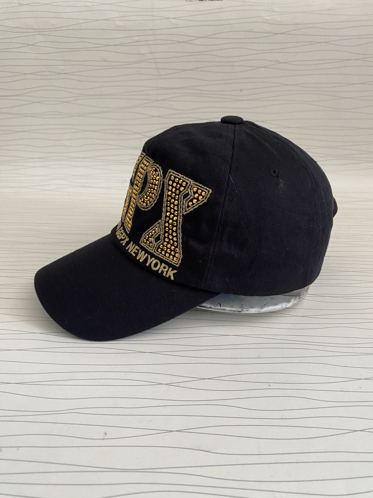 If Six Was Nine GGPX Glamorous Studded Logo Baseball Cap Black – New York Size ONE SIZE - 6 Thumbnail