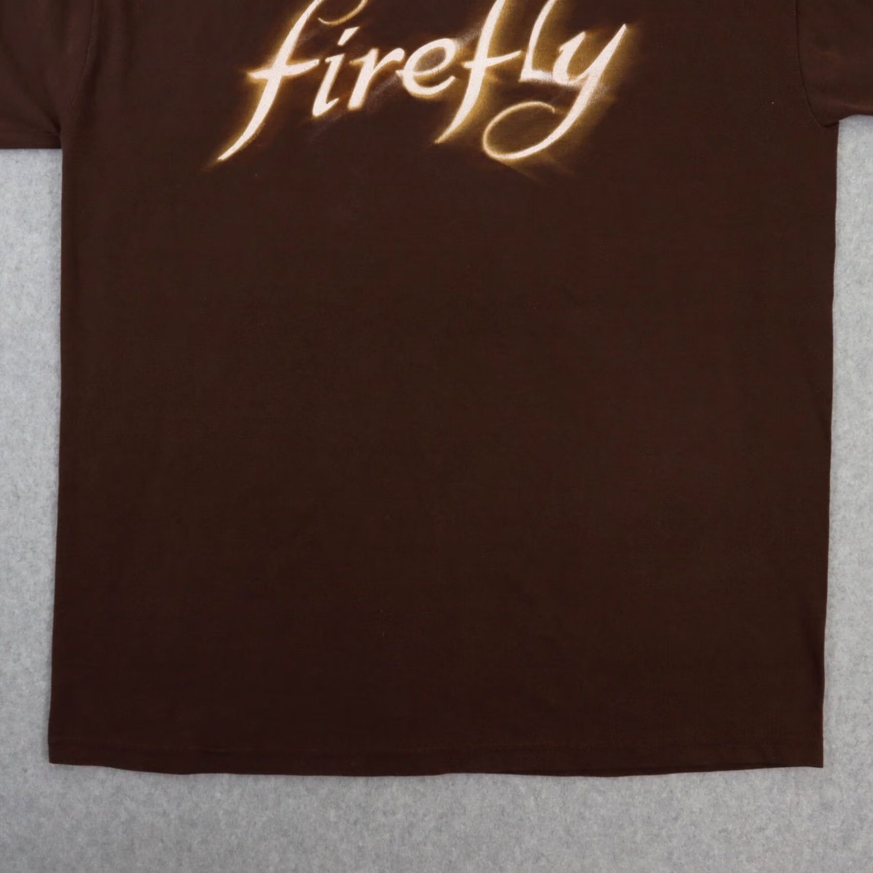 Jerzees Firefly TV Show Serenity Mens LARGE IN Brown T-Shirt RARE Size US L / EU 52-54 / 3 - 7 Thumbnail