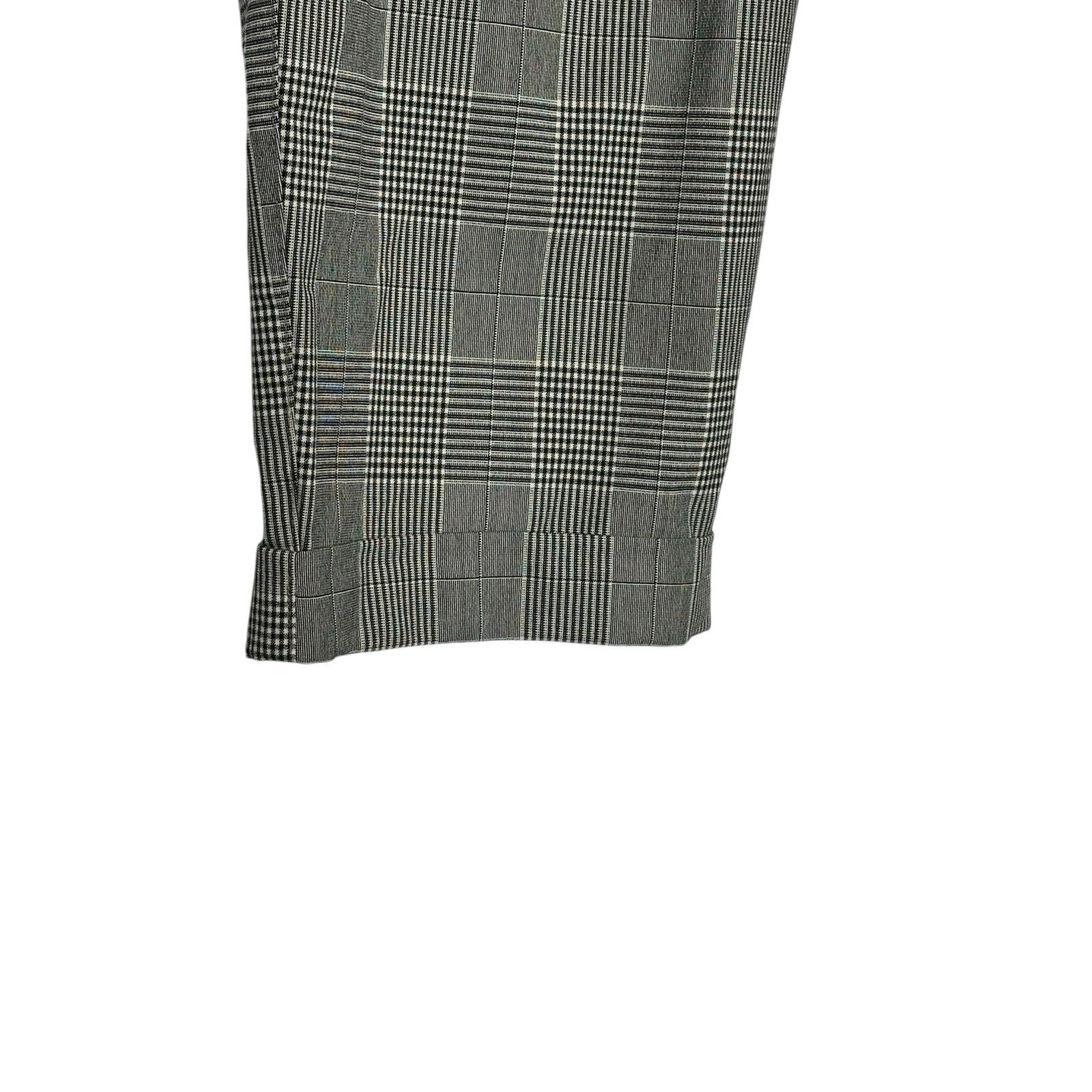 Warehouse Warehouse gray plaid high waisted pleated pants size 12 Size 34" / US 12 / IT 48 - 9 Thumbnail