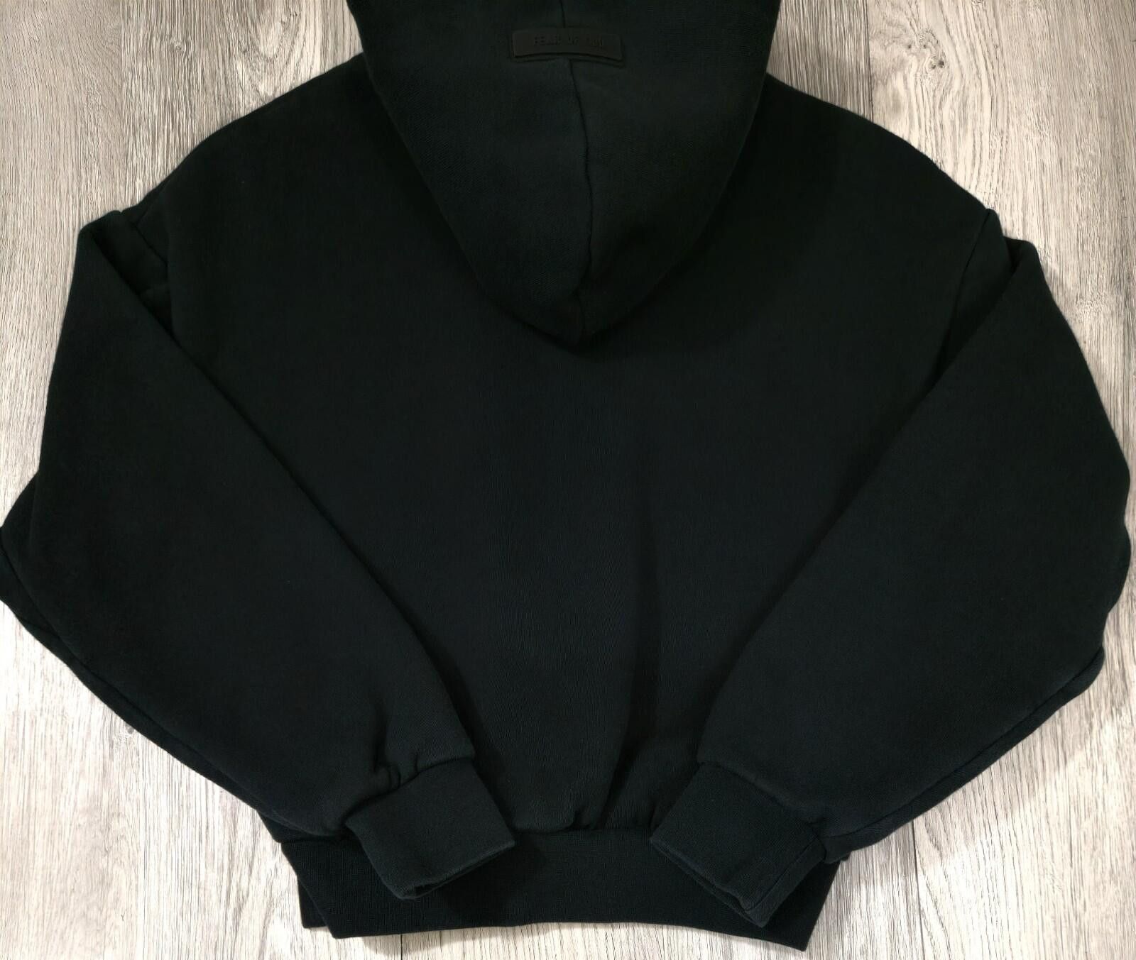 Fear of God Womens Essential Fear Of God Long Black Hoodie Size S-Xs #12 Size S / US 4 / IT 40 - 8 Thumbnail