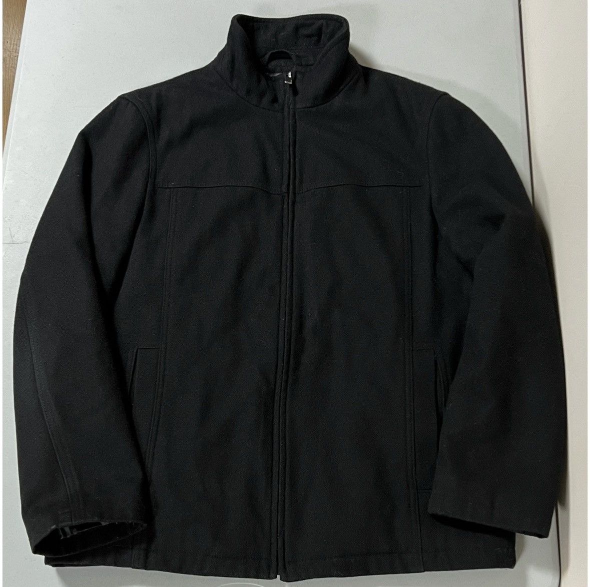 Perry Ellis Perry Ellis Black Wool Peacoat Winter Jacket Outwear Size M Size US M / EU 48-50 / 2 - 5 Thumbnail
