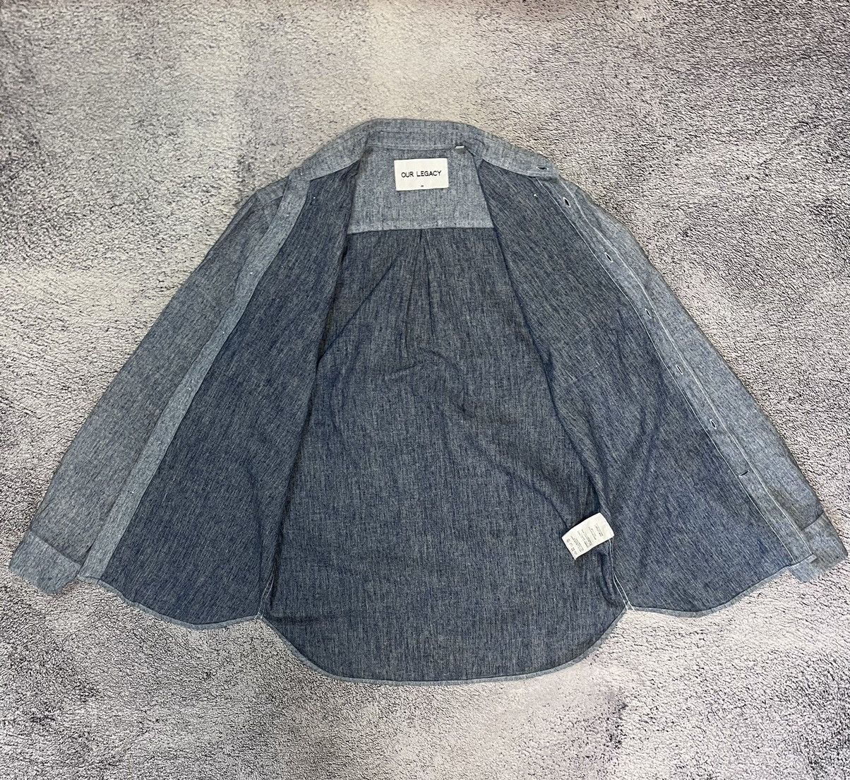 Our Legacy Our Legacy Men’s Shirt Button-Down Long Sleeve Hemp Organic Size US S / EU 44-46 / 1 - 11 Thumbnail