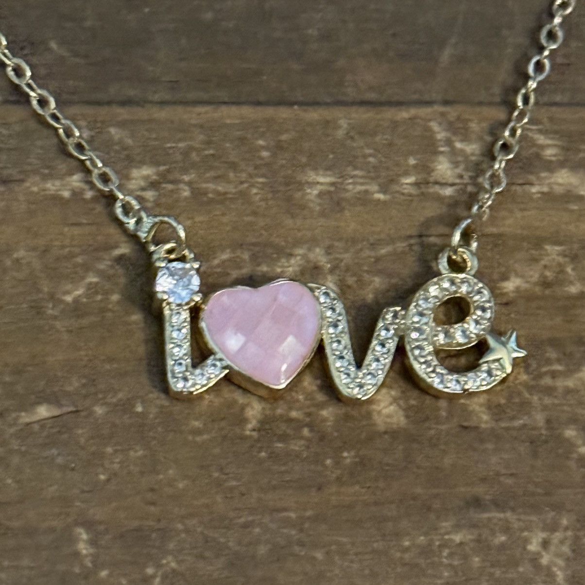 Other Melania Clara pave word love necklace Size ONE SIZE - 4 Thumbnail