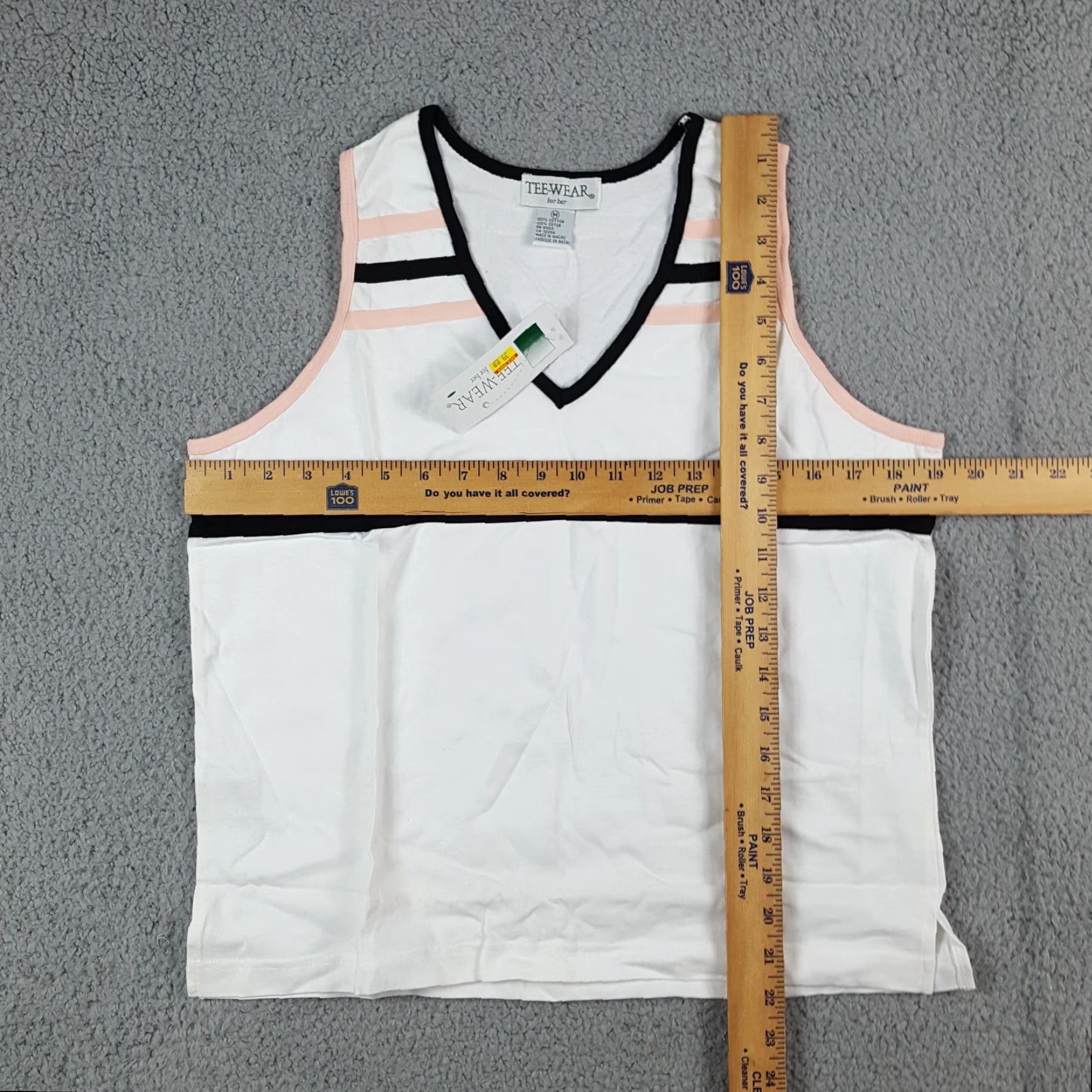 Vintage VINTAGE Tee Wear Women’s Athletic Sleeveless Tank Shirt M White Golf Tennis Retro 90s Size M / US 6-8 / IT 42-44 - 7 Thumbnail