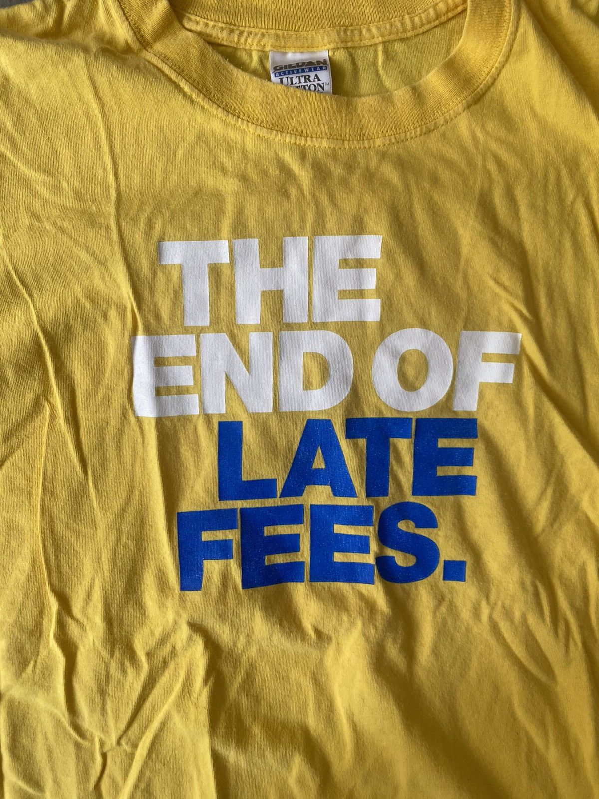Vintage Vintage Blockbuster THE END OF LATE FEES Slogan Tee Kapital Size US XL / EU 56 / 4 - 2 Thumbnail