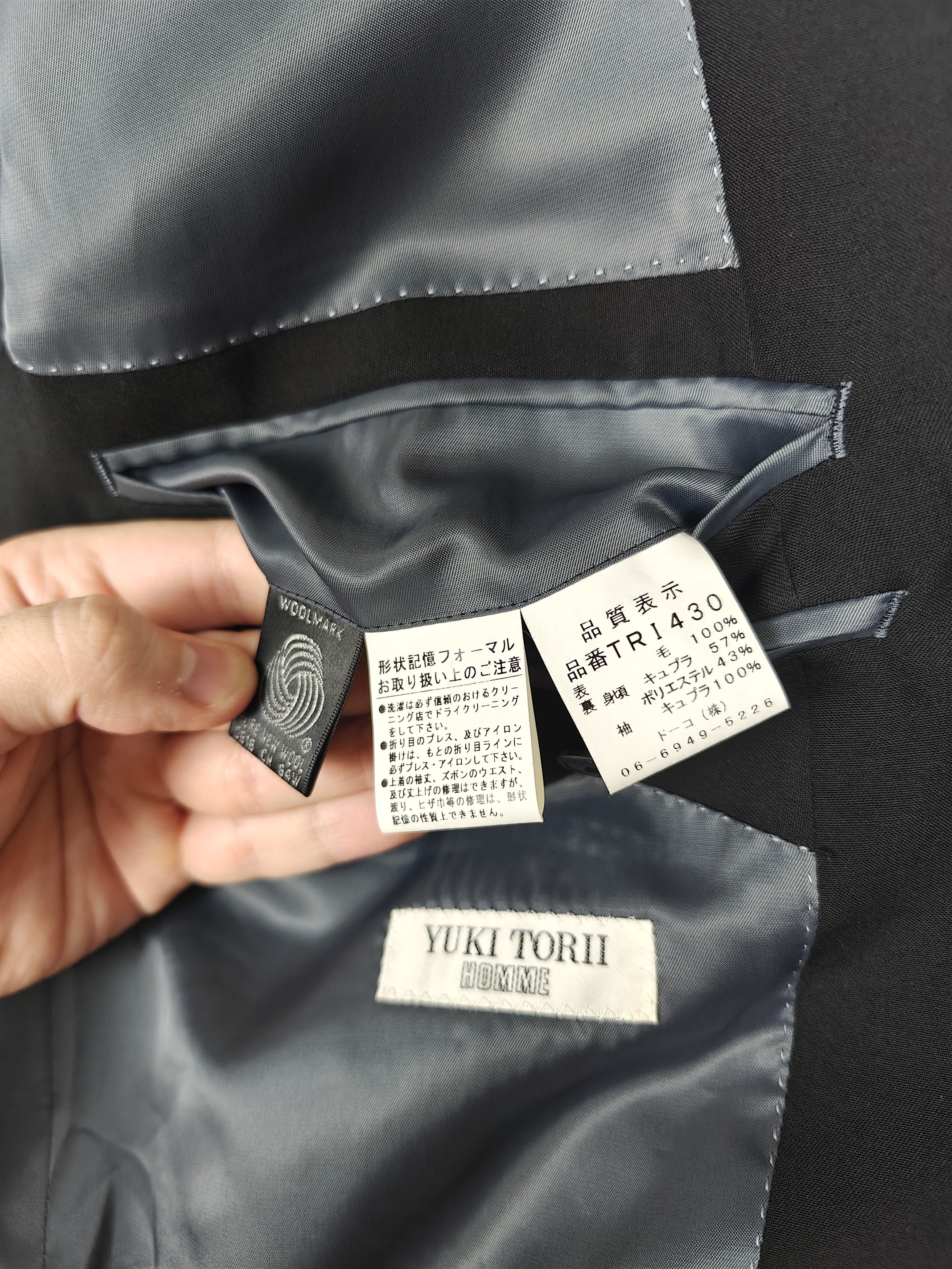 Other Yuki Torii Wool Blazer Jacket Black size 46 Size 46R - 10 Thumbnail