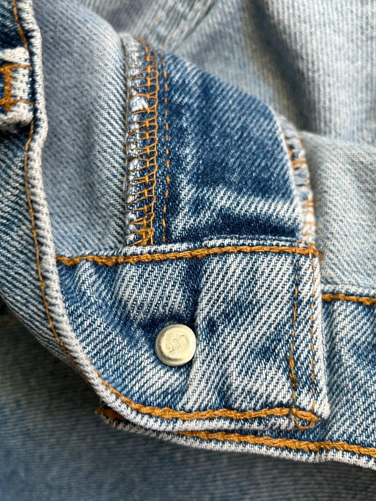 Levi's Levi’s 553 Sz W 34 L 34 Made in USA Rat Distressed Rare Size US 34 / EU 50 - 5 Thumbnail