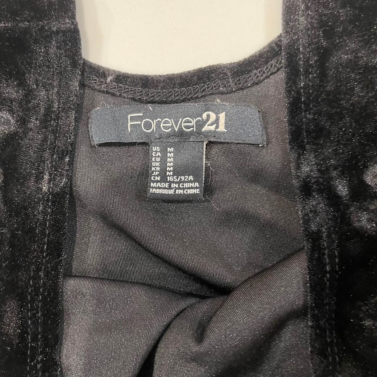 Forever 21 Forever 21 Velvet Skater Mini Dress Women's Med y2k Babydoll Size M / US 6-8 / IT 42-44 - 5 Thumbnail