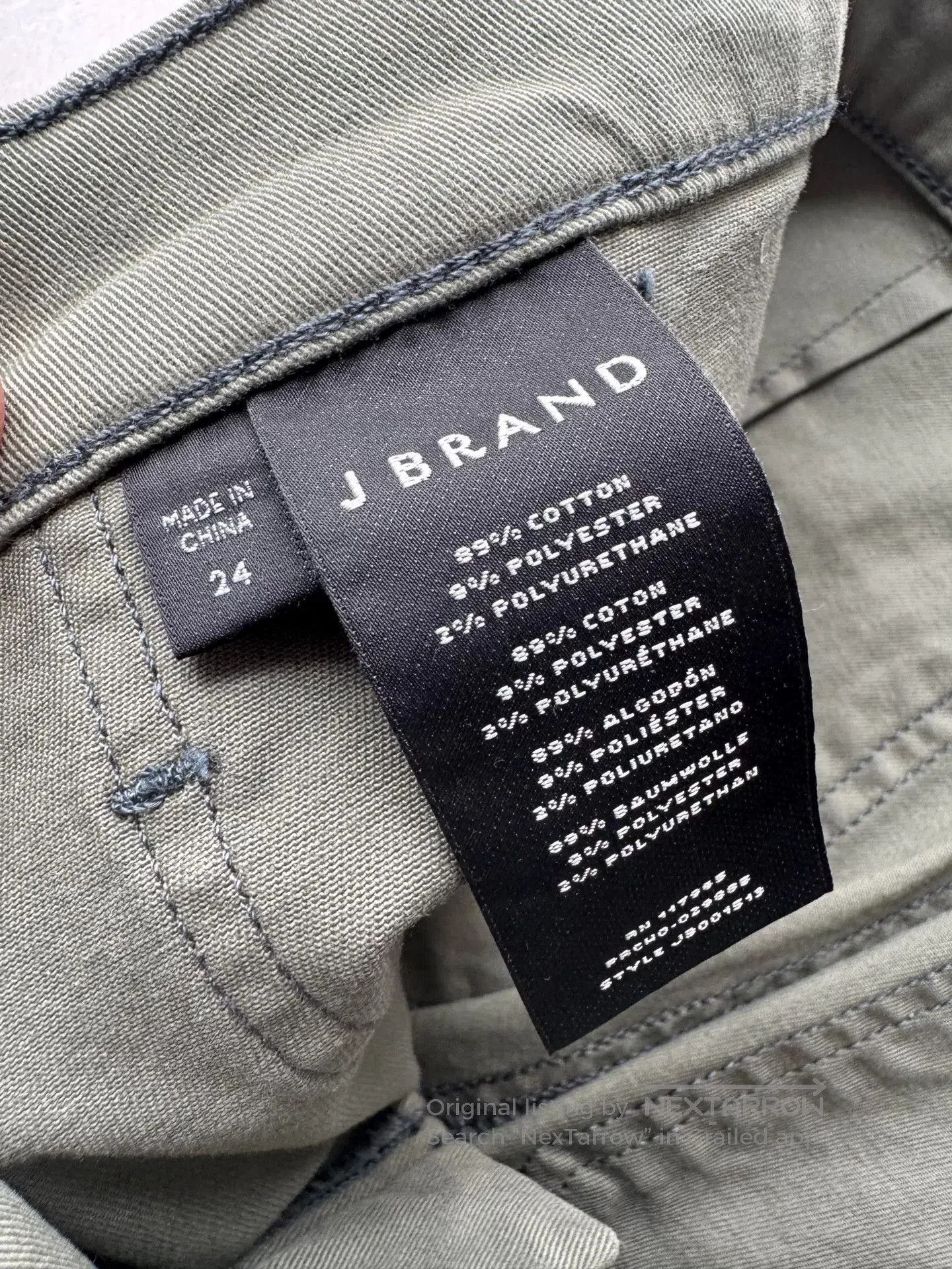 J Brand J Brand Army Green Cargo Pants. Size 24" / US 00 / IT 34 - 6 Thumbnail