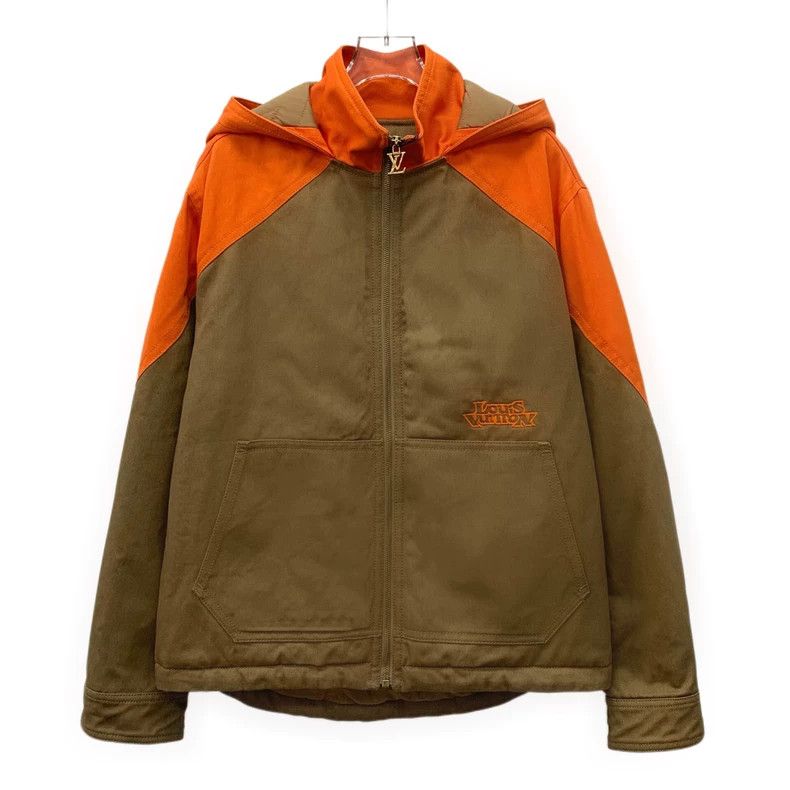 Louis Vuitton Louis Vuitton Color-block logo logging cotton jacket Size US S / EU 44-46 / 1 - 1 Thumbnail