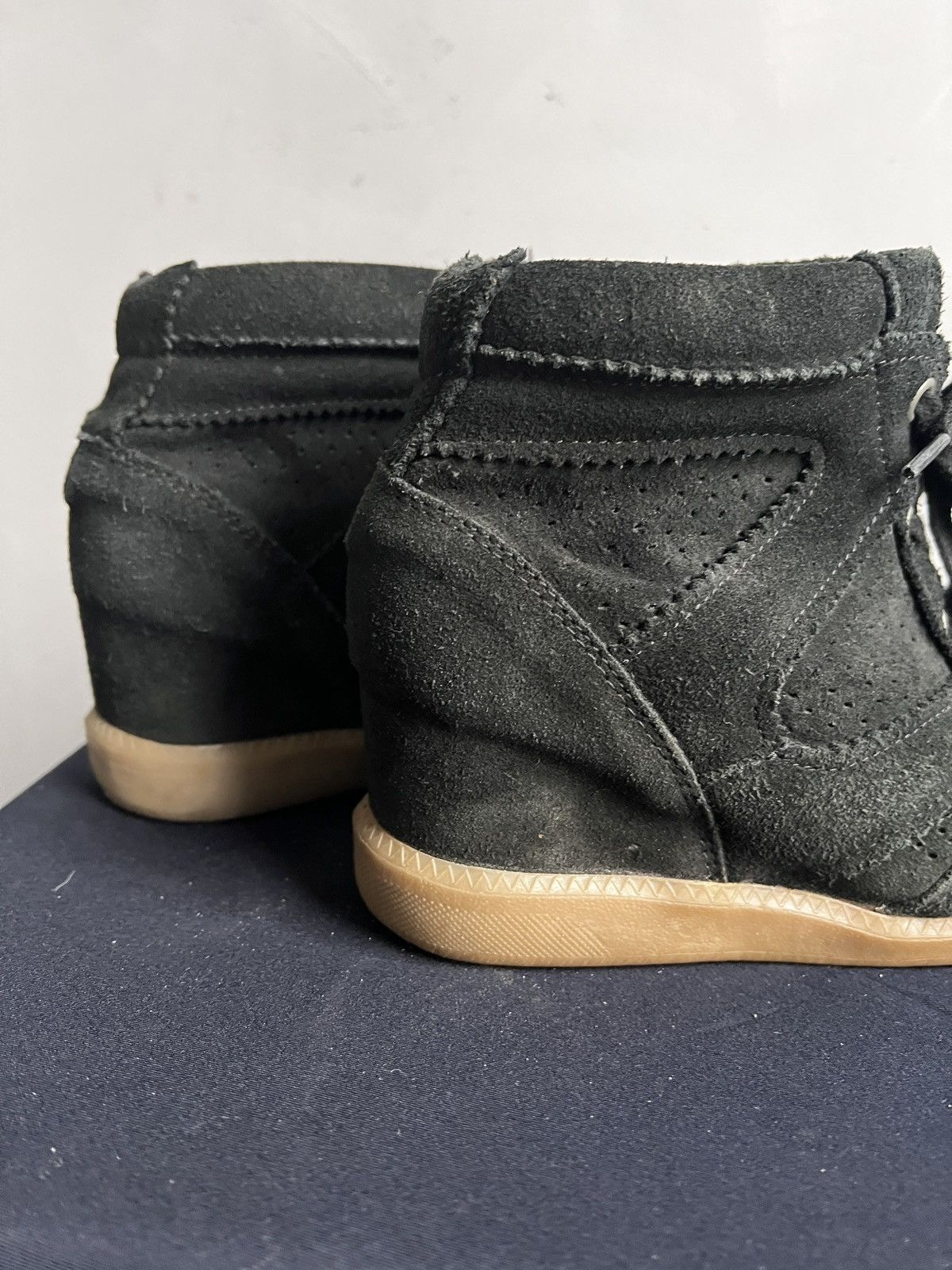 If Six Was Nine Isabel Marant style Baskets black suede femme shoes man 40 Size US 10 / IT 40 - 9 Thumbnail