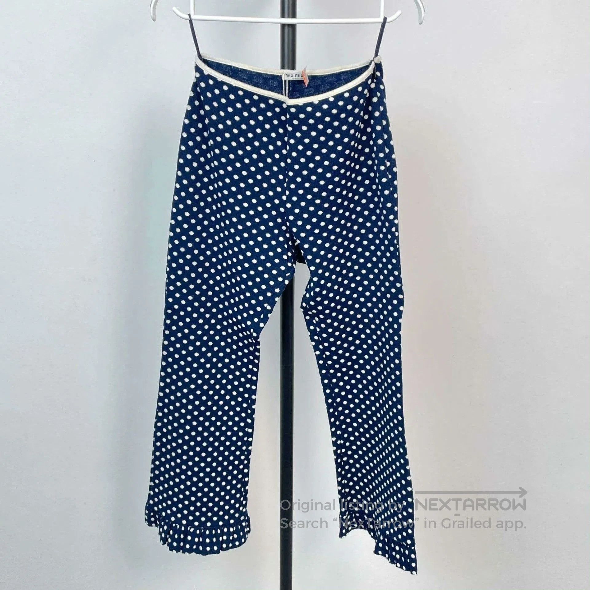 Miu Miu Miu Miu Knitted Polka Dot Pants. Size 37" - 1 Thumbnail