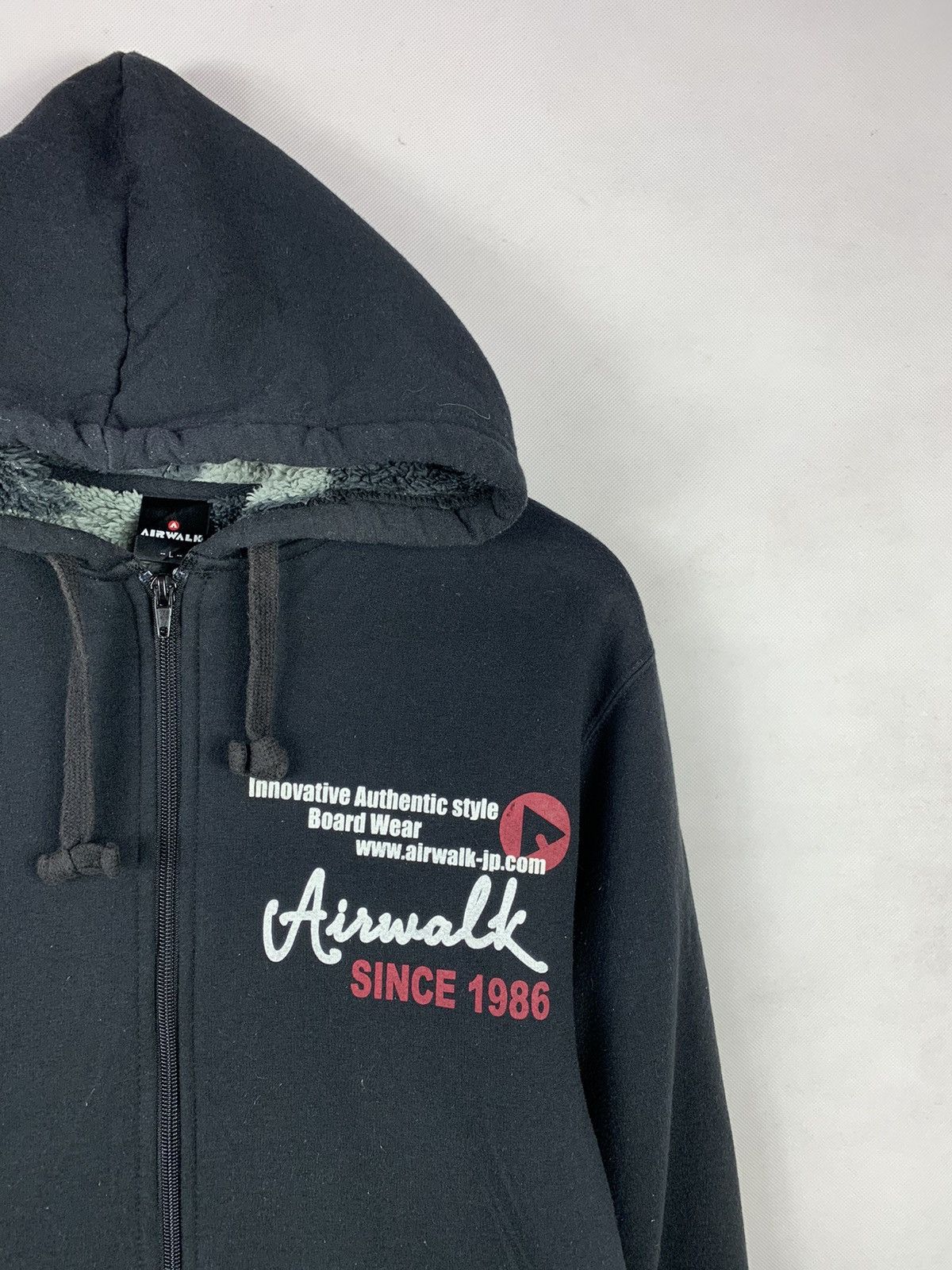 Airwalk Steals! Airwalk Zipper Hoodie Fleece Lining Size US L / EU 52-54 / 3 - 2 Thumbnail