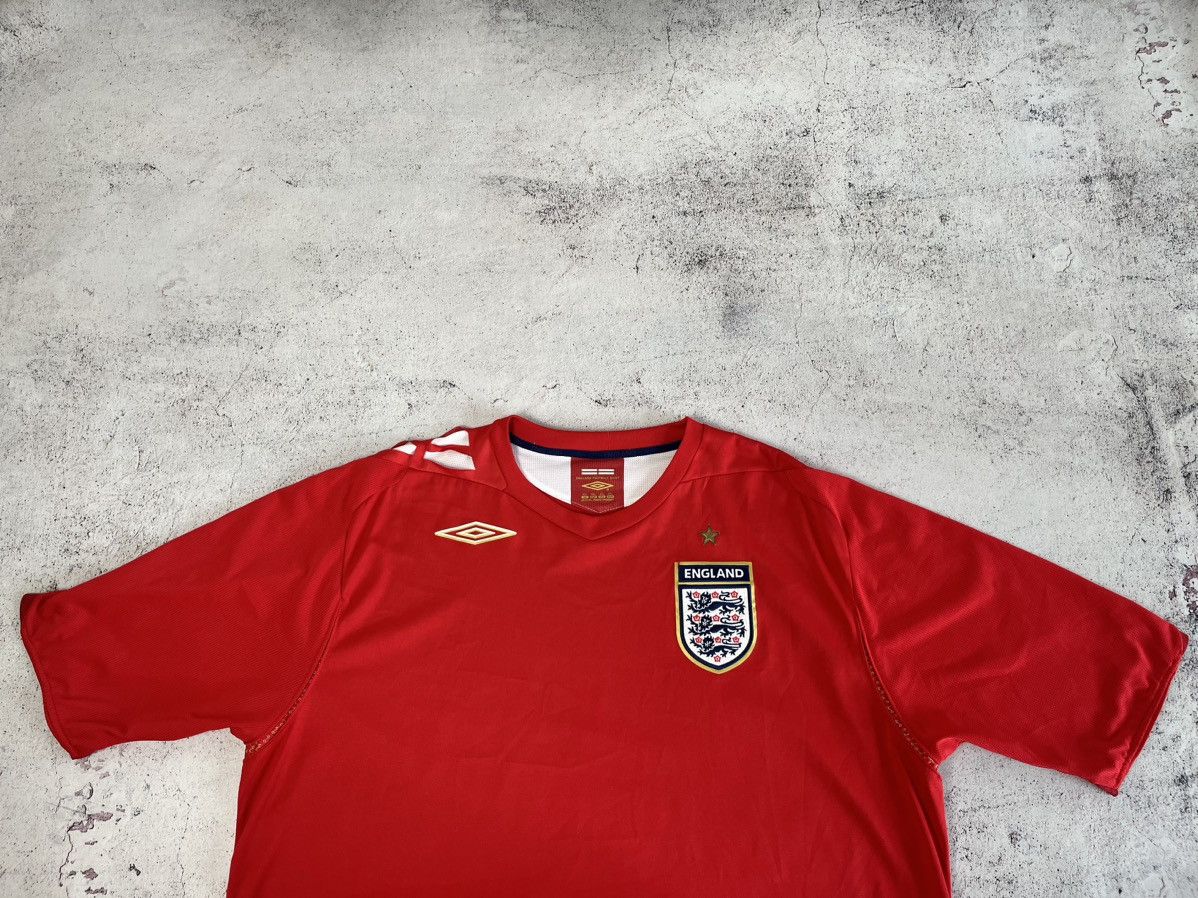 Umbro ENGLAND NATIONALS 2006/2008 AWAY FOOTBAL SOCCER JERSEY UMBRO Size US XXL / EU 58 / 5 - 4 Thumbnail